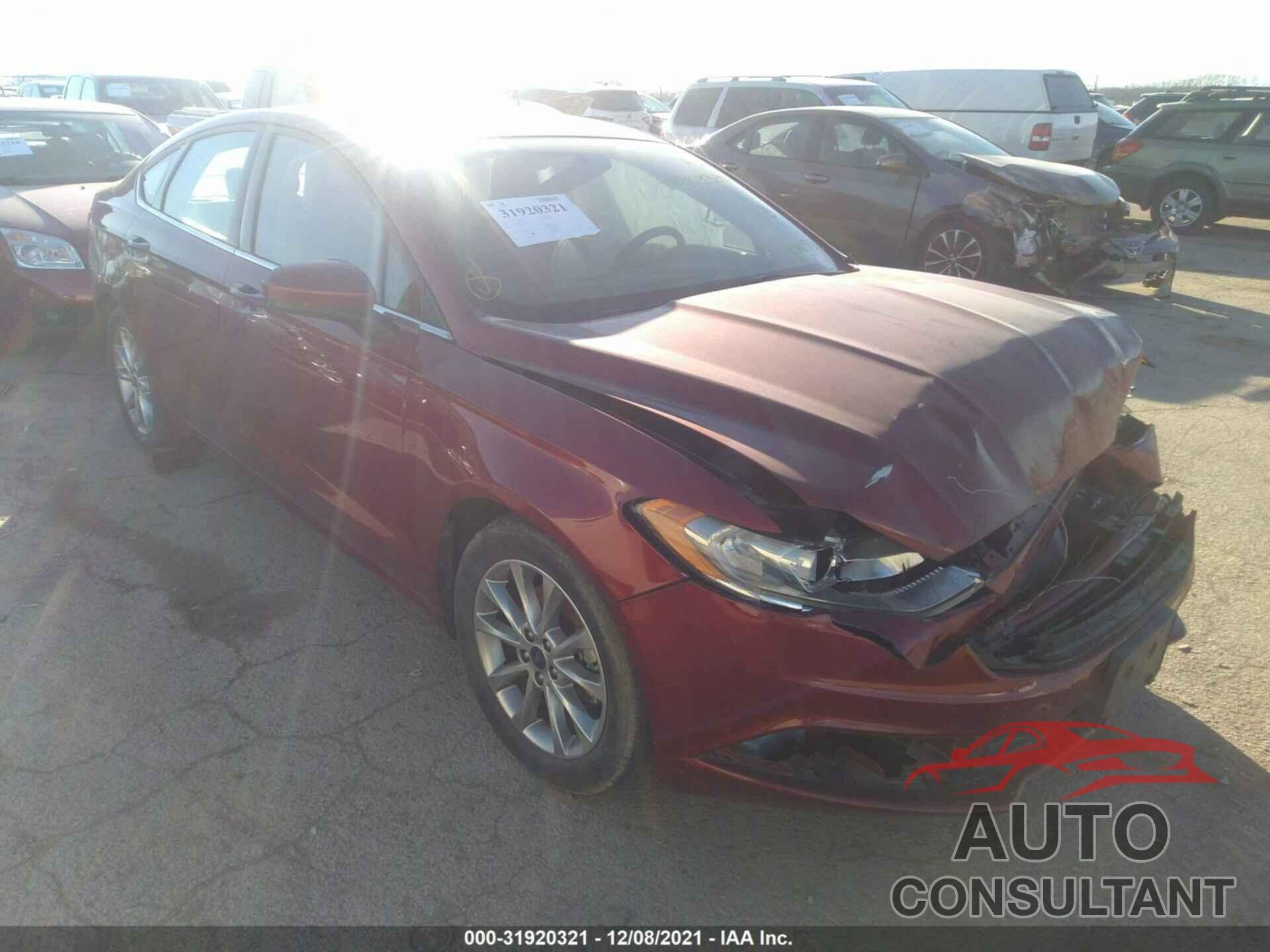 FORD FUSION 2017 - 3FA6P0H79HR376933