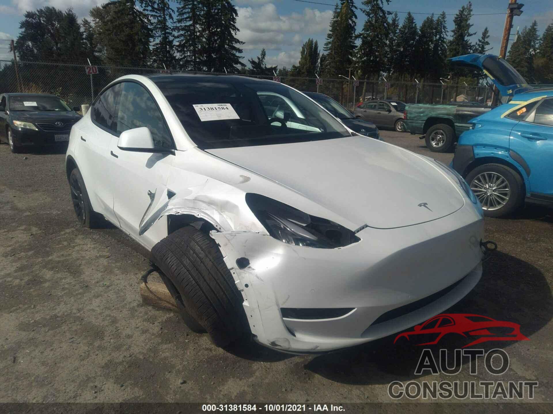 TESLA MODEL Y 2020 - 5YJYGDEE3LF057406