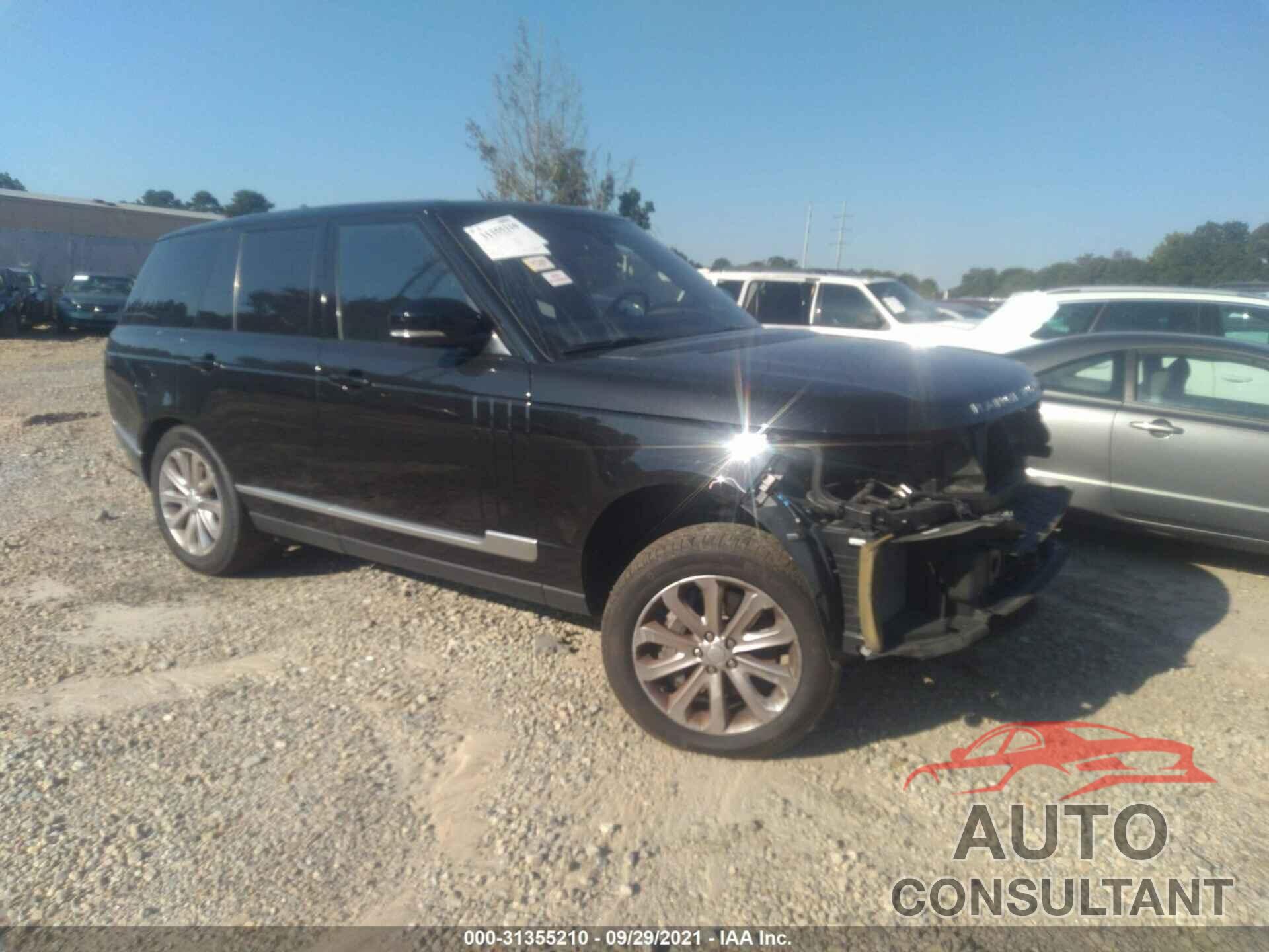 LAND ROVER RANGE ROVER 2016 - SALGS2PFXGA317635