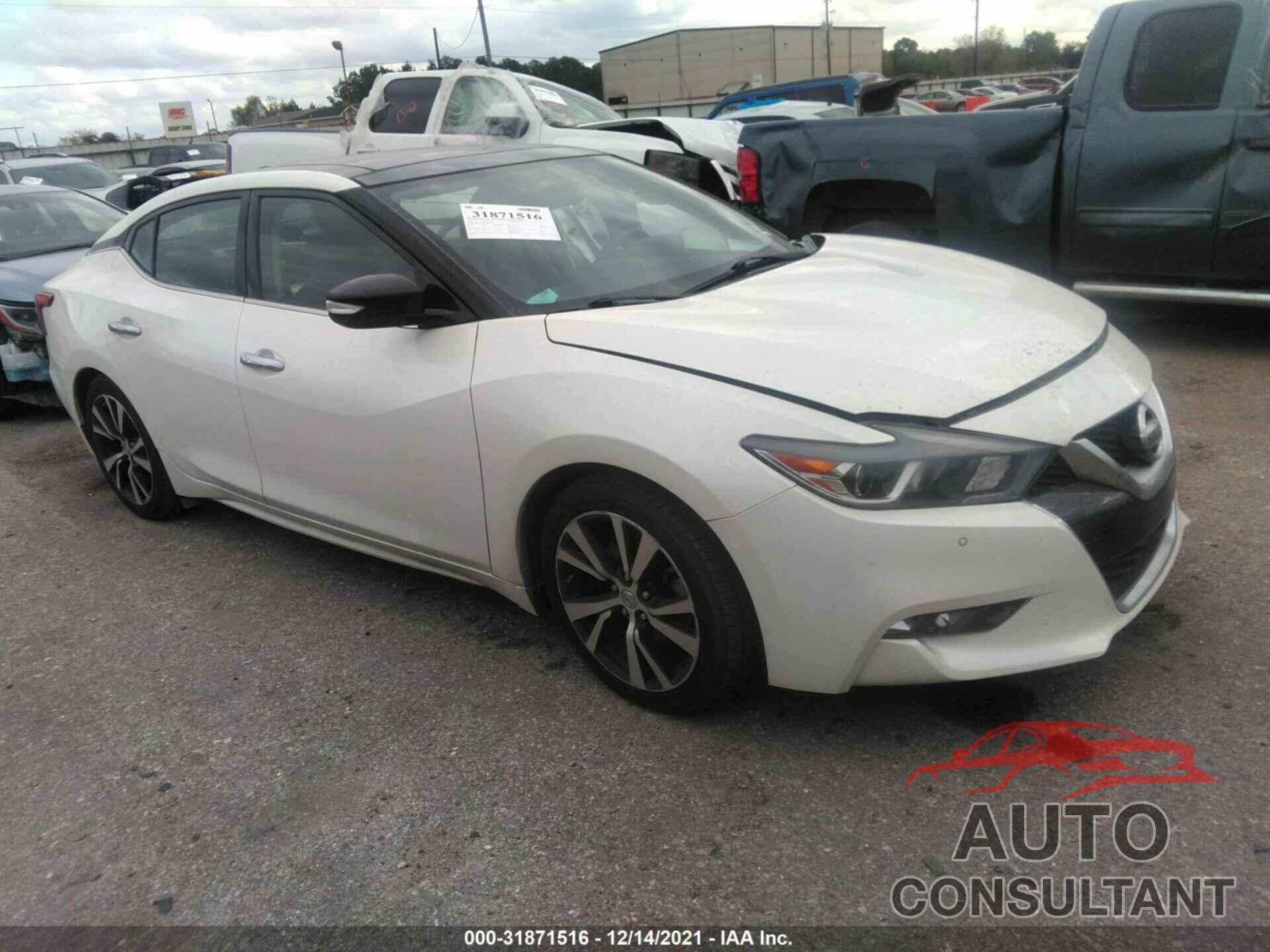 NISSAN MAXIMA 2017 - 1N4AA6AP8HC447594