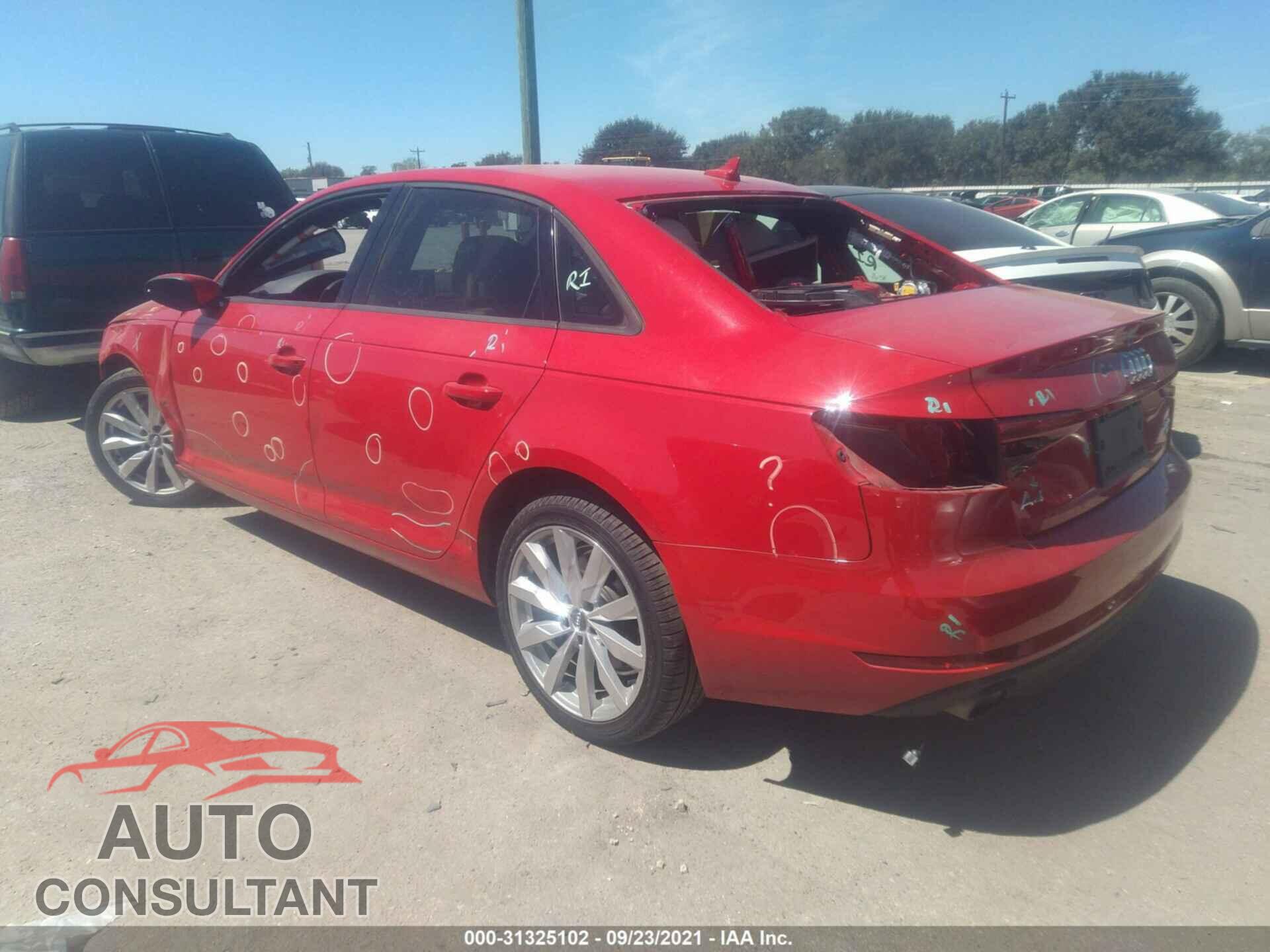 AUDI A4 2017 - WAUGMAF43HN045156