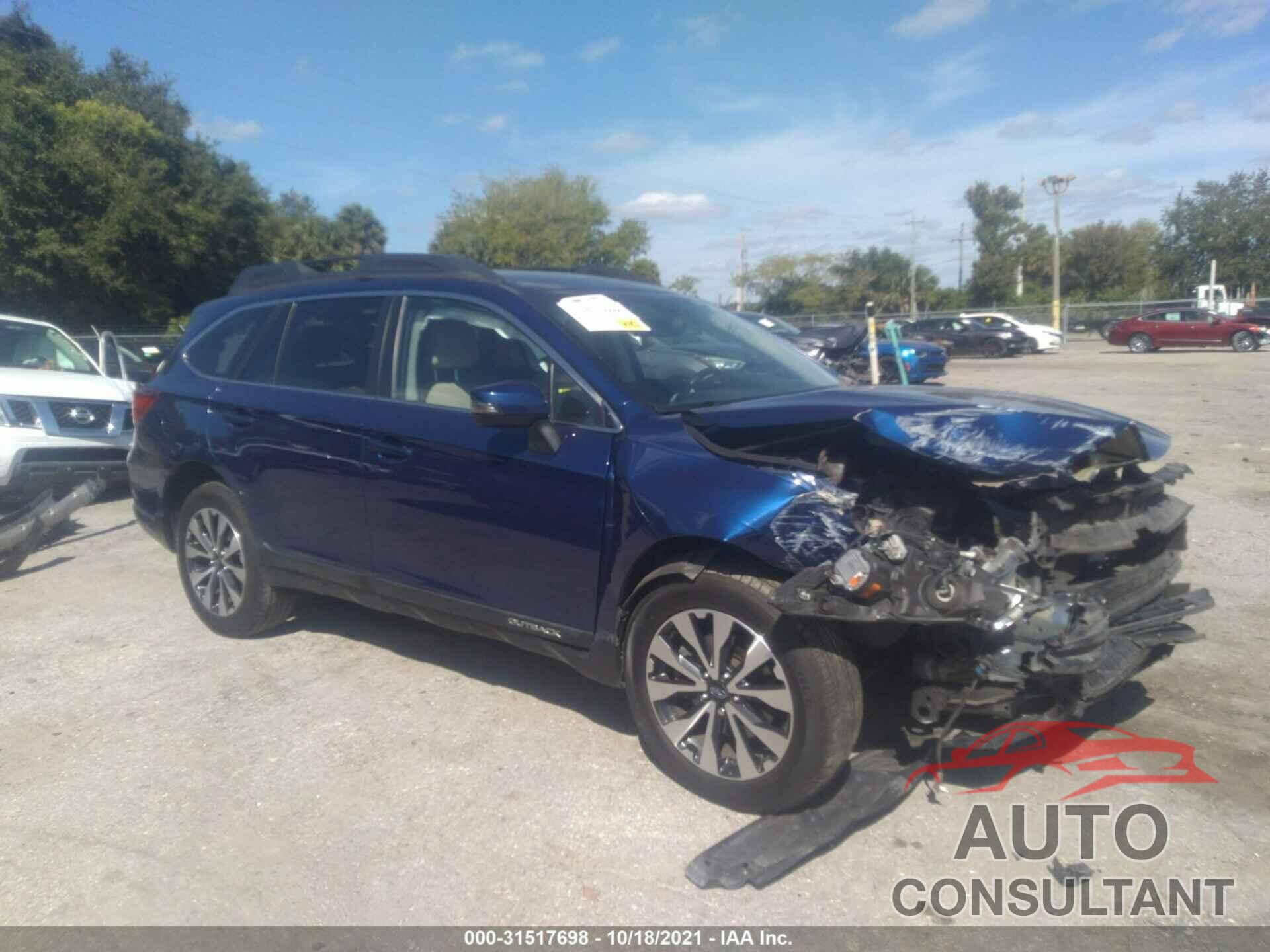SUBARU OUTBACK 2017 - 4S4BSANC7H3274684