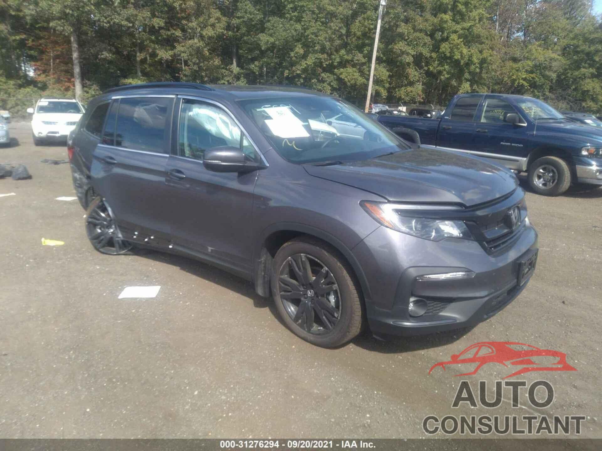 HONDA PILOT 2021 - 5FNYF6H21MB035891