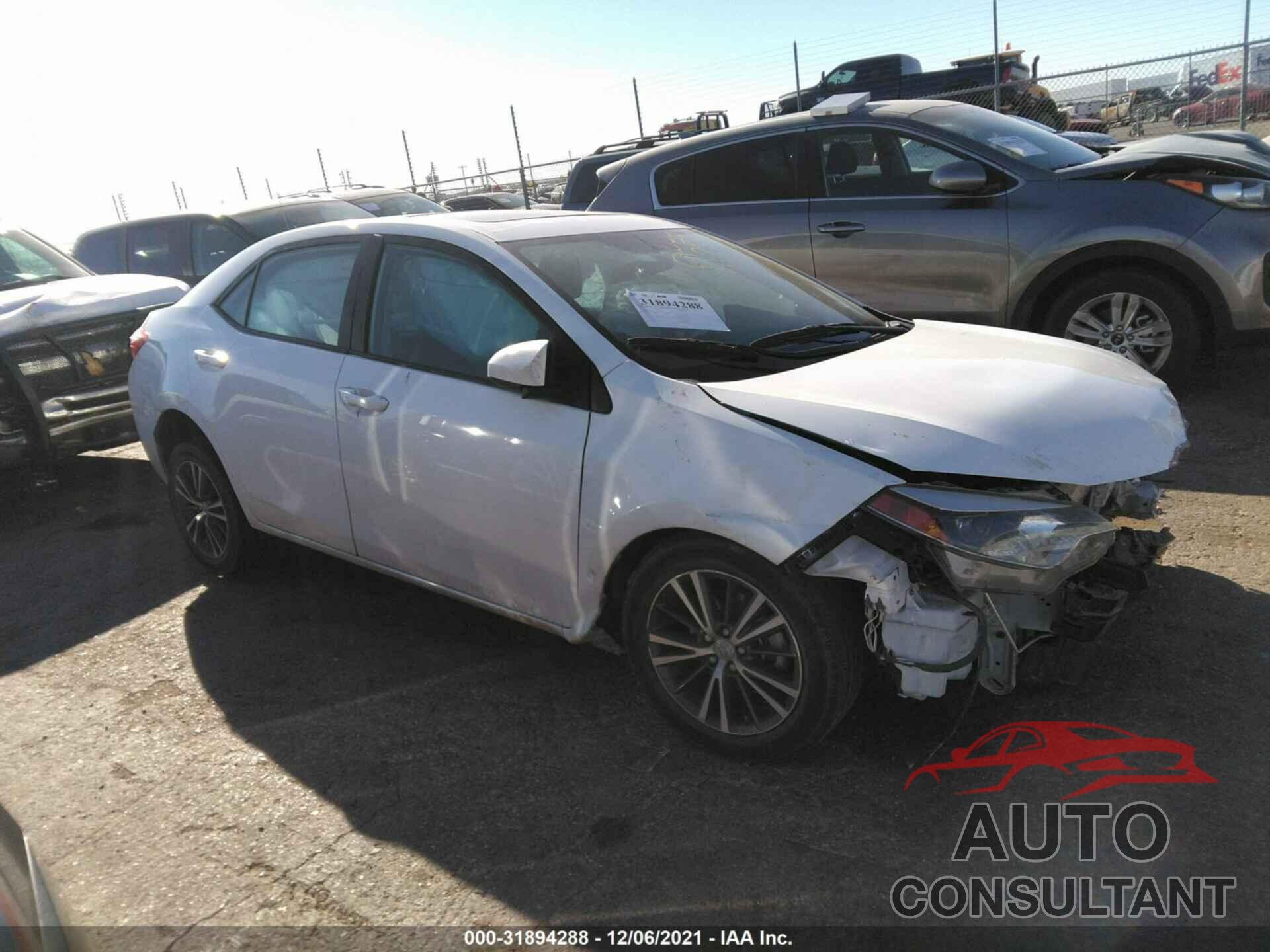 TOYOTA COROLLA 2016 - 5YFBURHE1GP475657