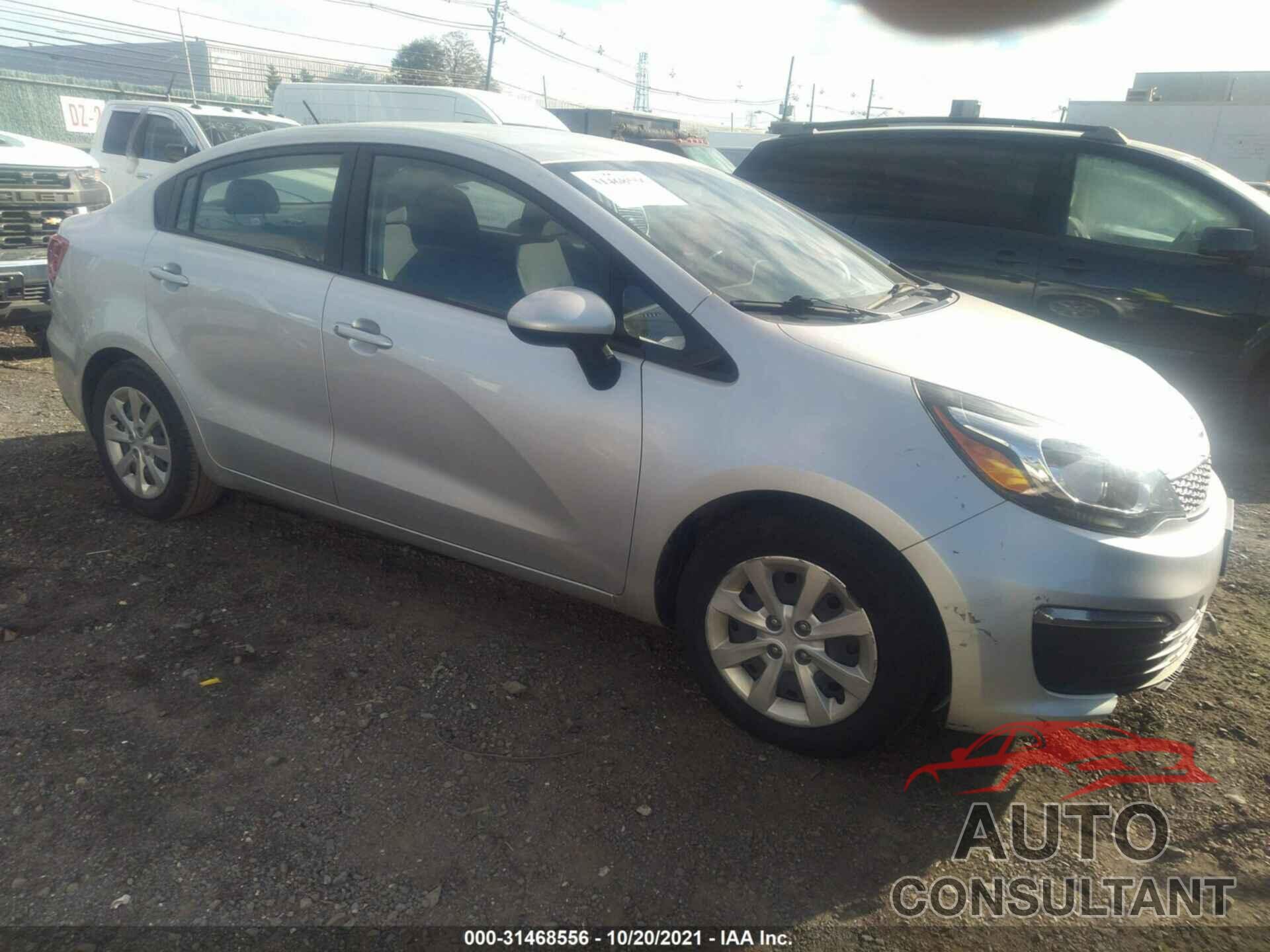 KIA RIO 2016 - KNADM4A39G6688106