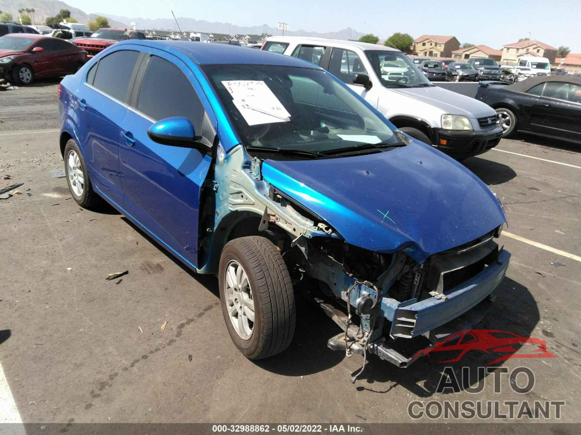 CHEVROLET SONIC 2016 - 1G1JC5SH6G4126984