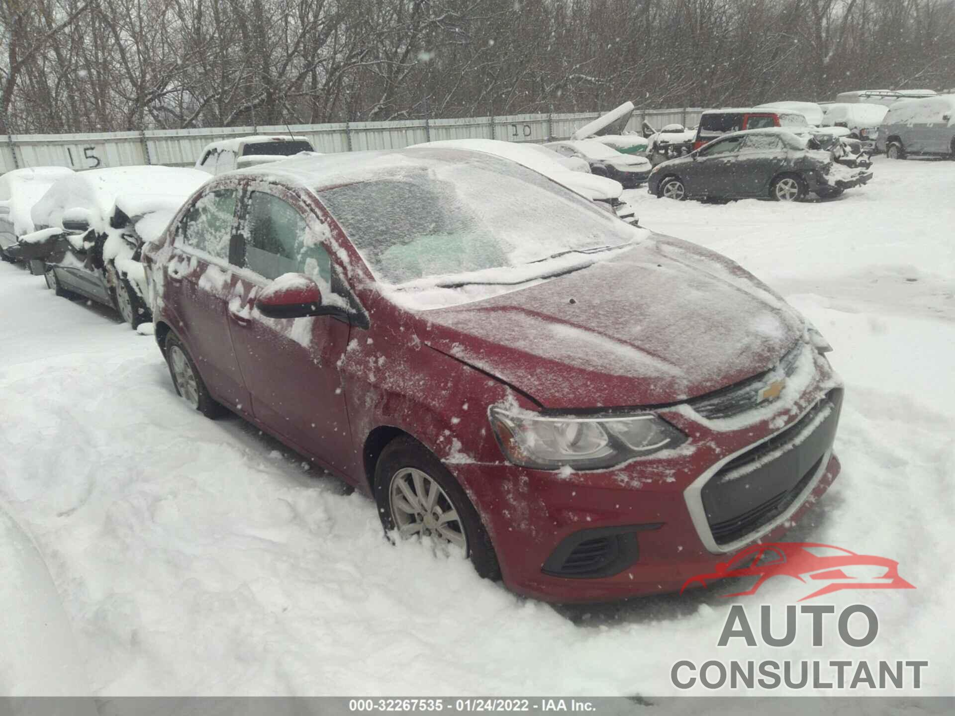 CHEVROLET SONIC 2017 - 1G1JD5SH9H4120904