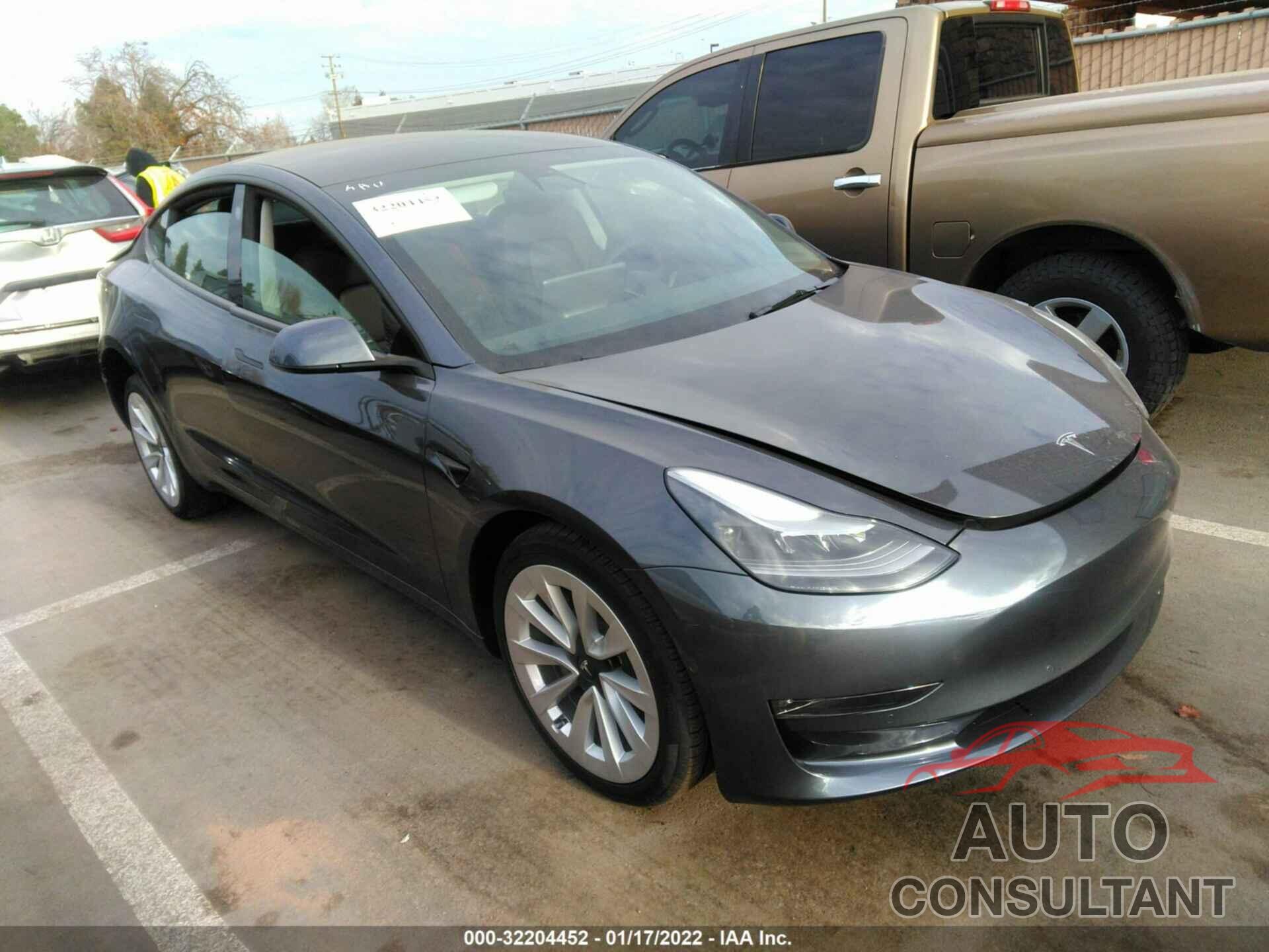 TESLA MODEL 3 2022 - 5YJ3E1EBXNF127734