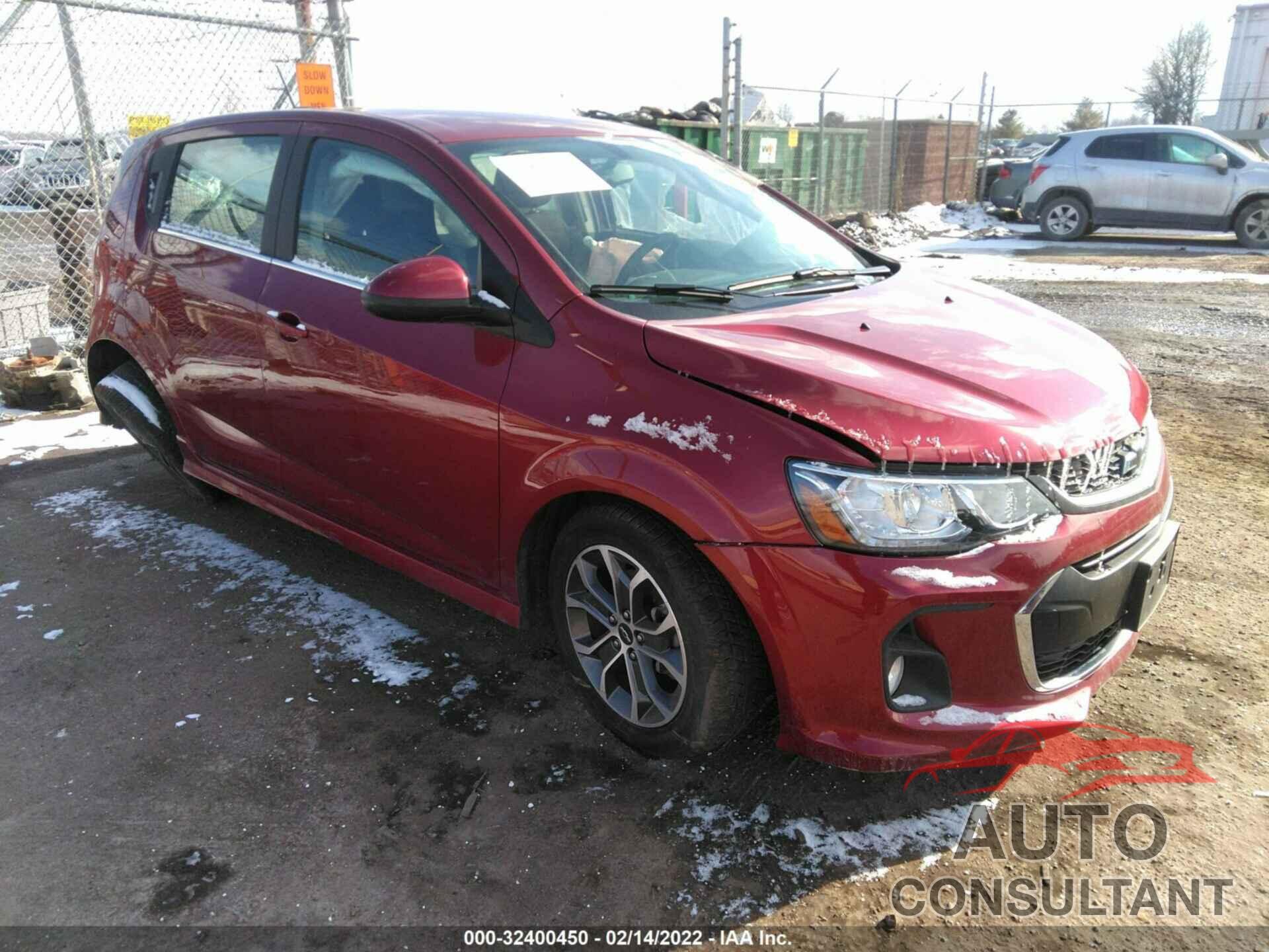 CHEVROLET SONIC 2020 - 1G1JD6SB1L4106487