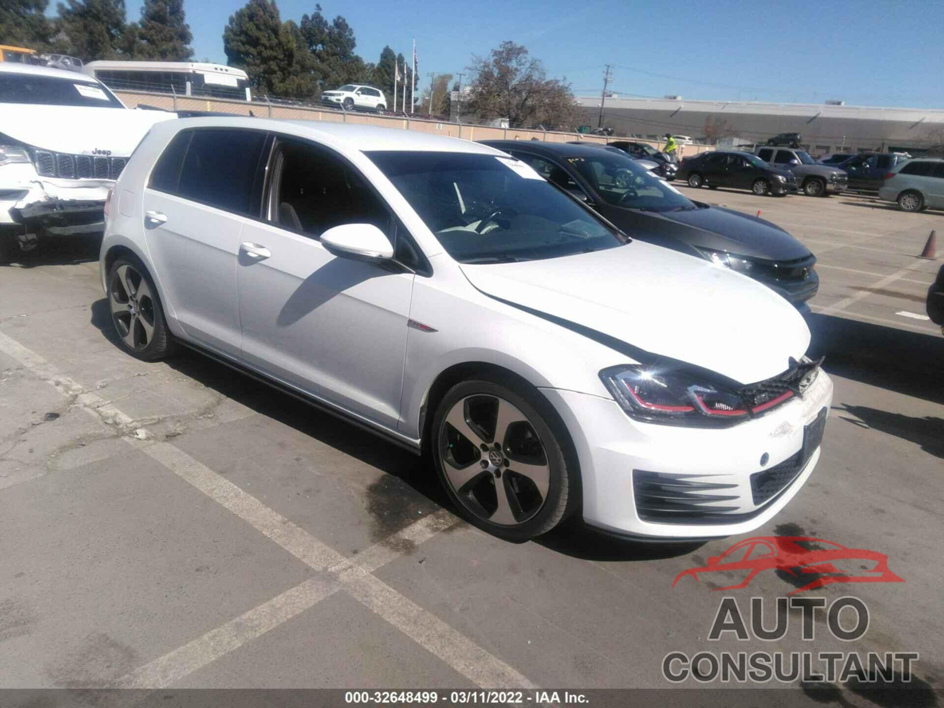 VOLKSWAGEN GOLF GTI 2016 - 3VW4T7AU7GM064477