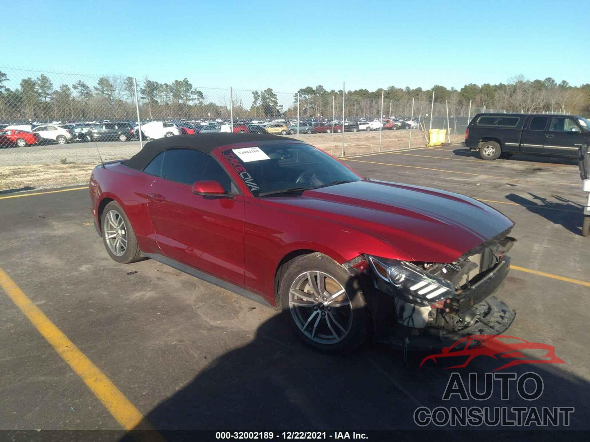 FORD MUSTANG 2016 - 1FATP8UH9G5221932