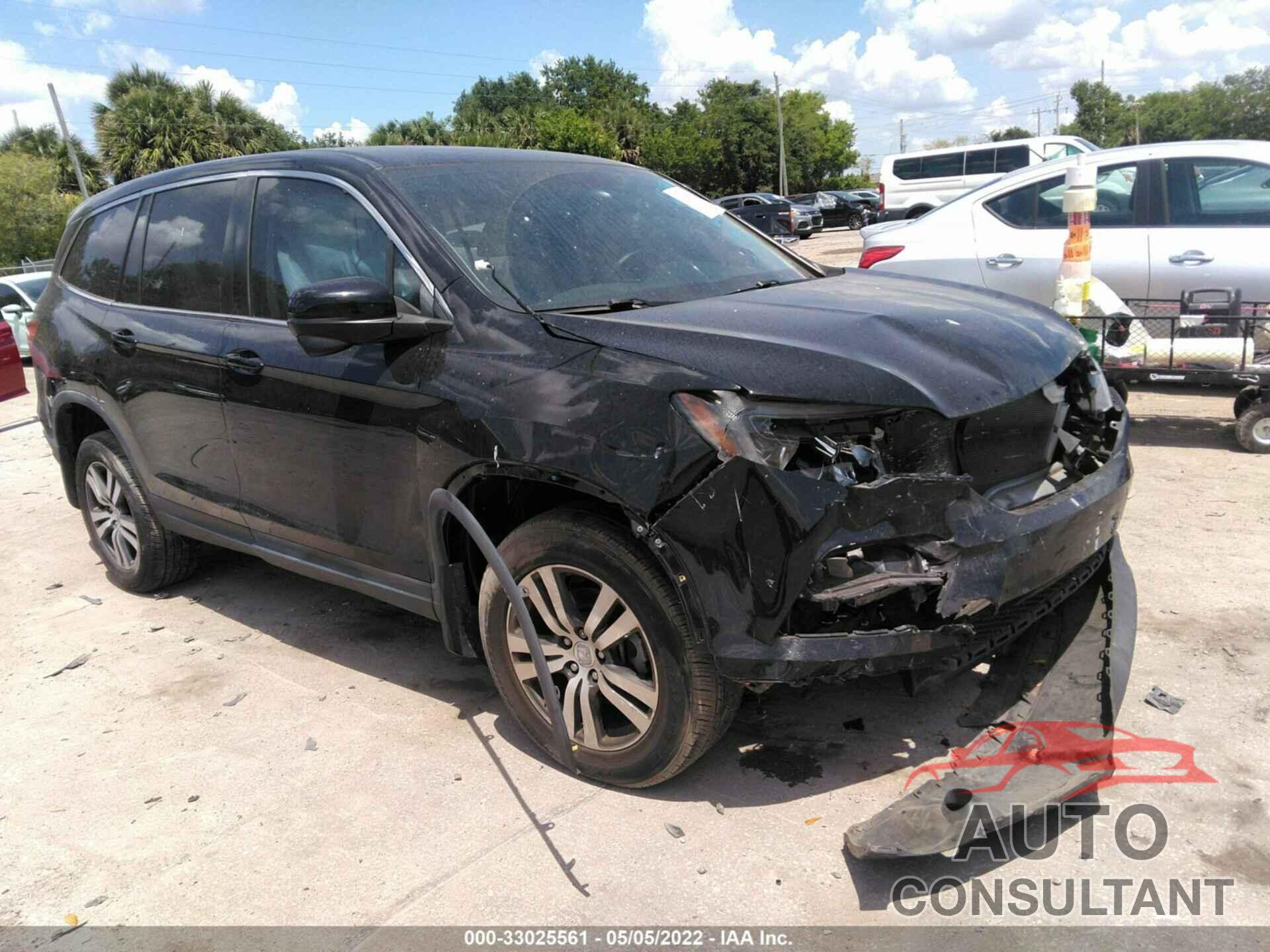 HONDA PILOT 2017 - 5FNYF6H51HB032179