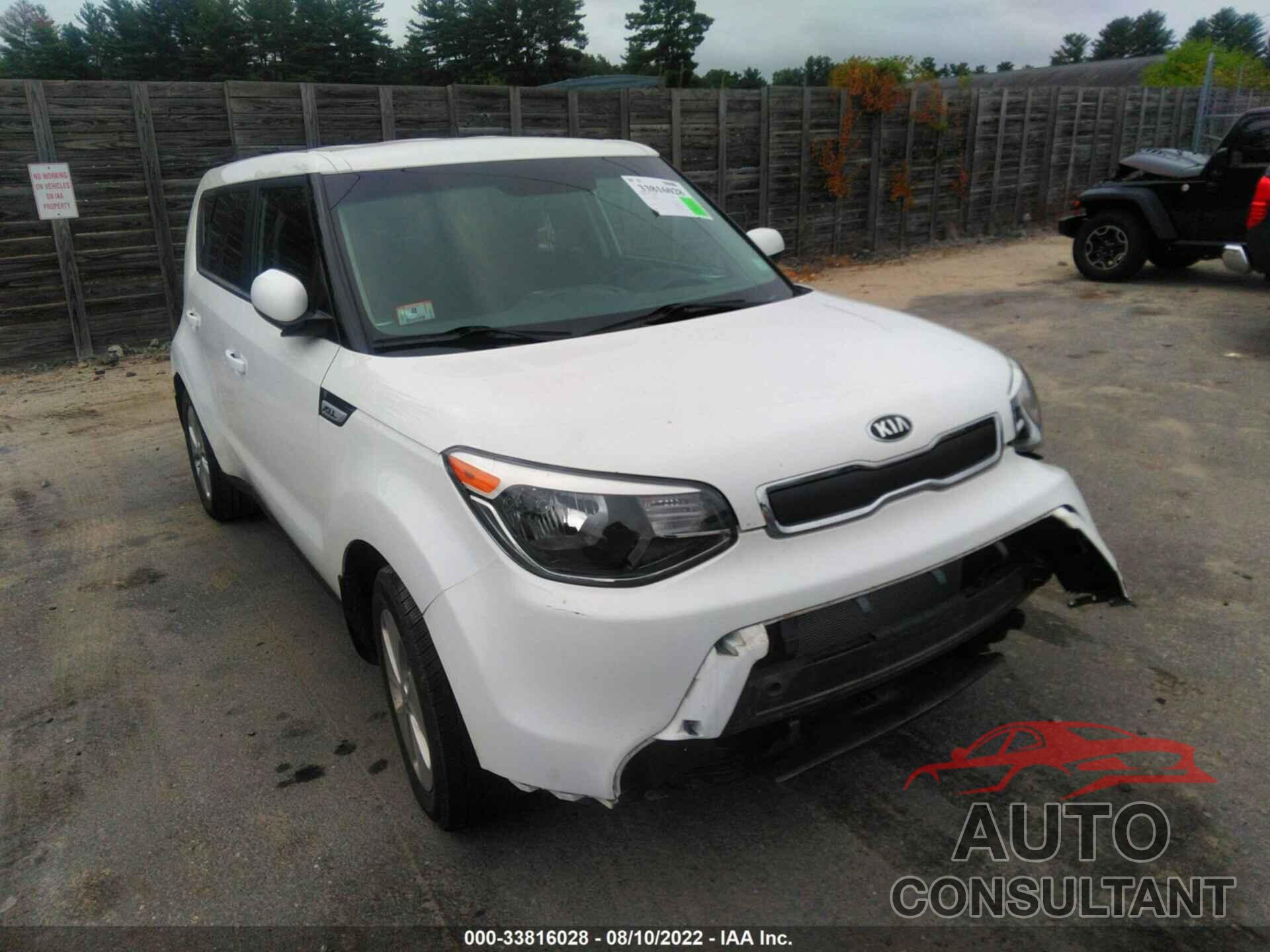 KIA SOUL 2016 - KNDJN2A29G7340105