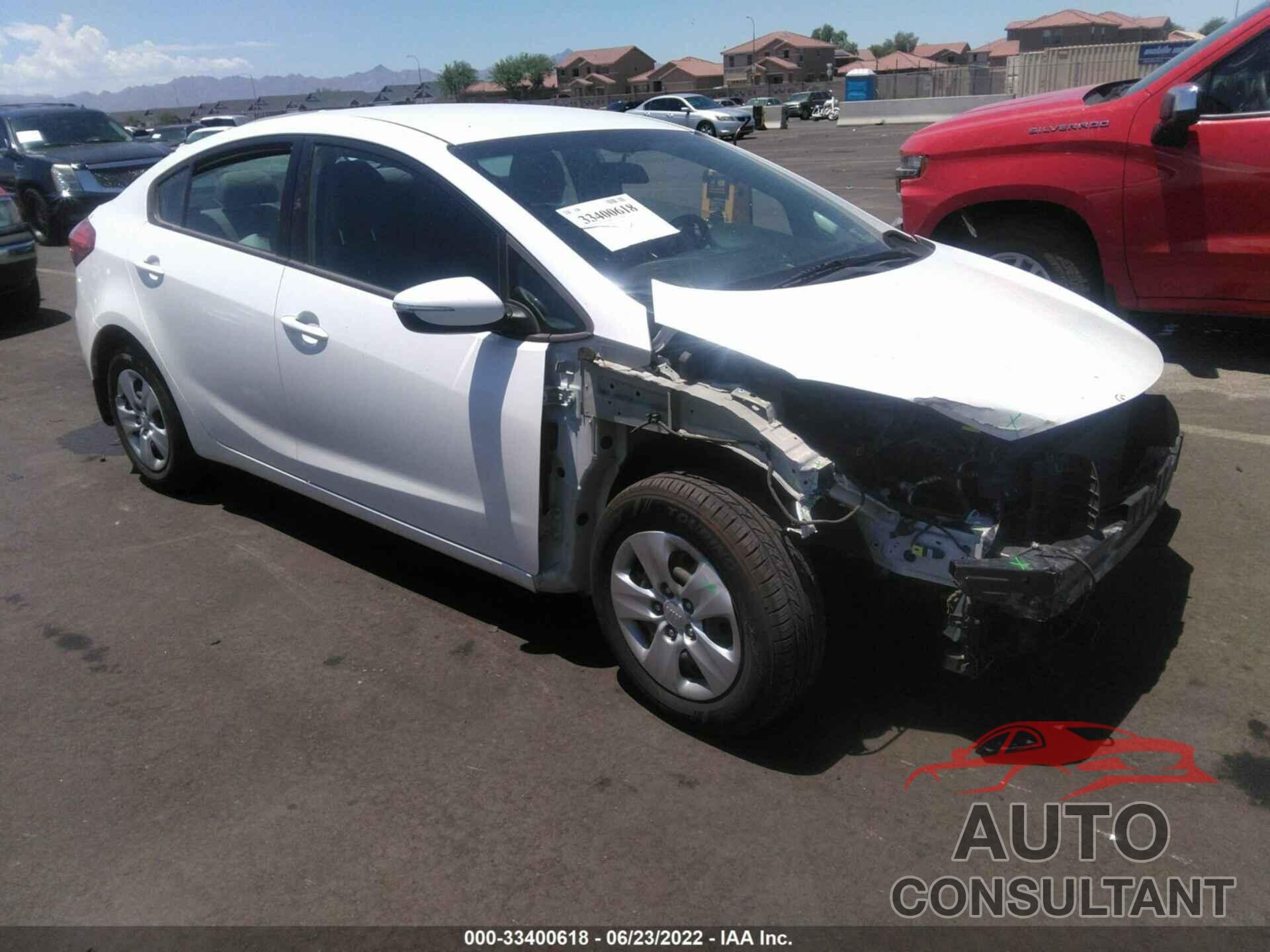 KIA FORTE 2016 - KNAFX4A62G5541934