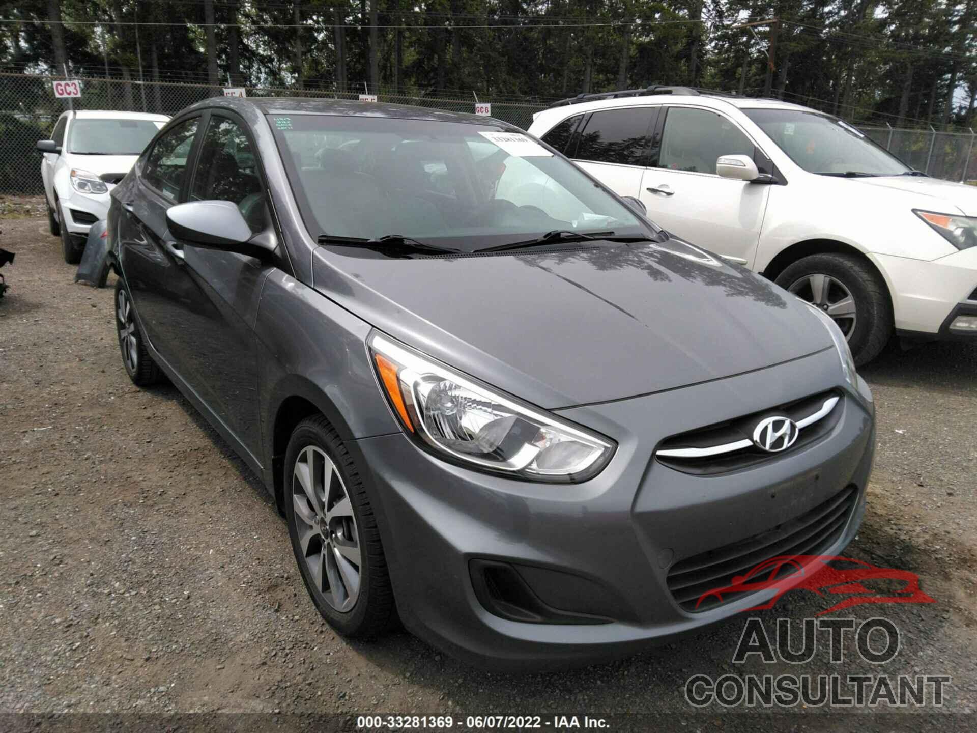 HYUNDAI ACCENT 2017 - KMHCT4AE3HU255067