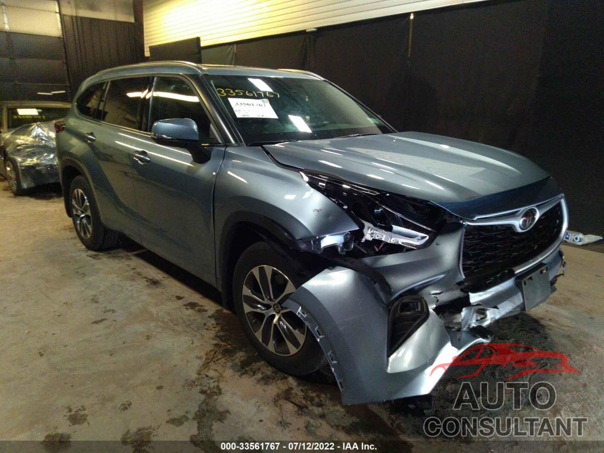 TOYOTA HIGHLANDER 2021 - 5TDGZRBH8MS133300