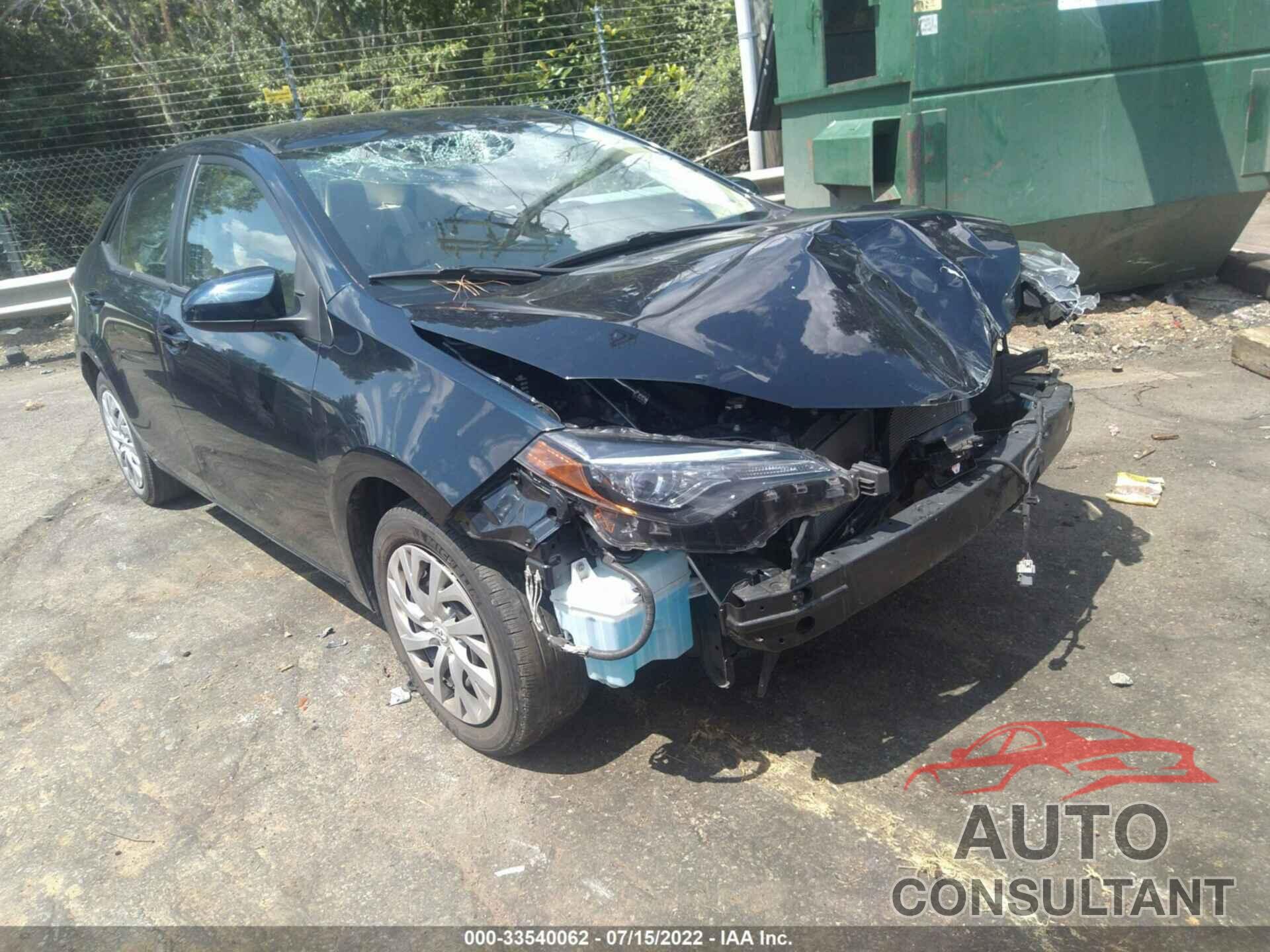 TOYOTA COROLLA 2019 - 2T1BURHE7KC219922