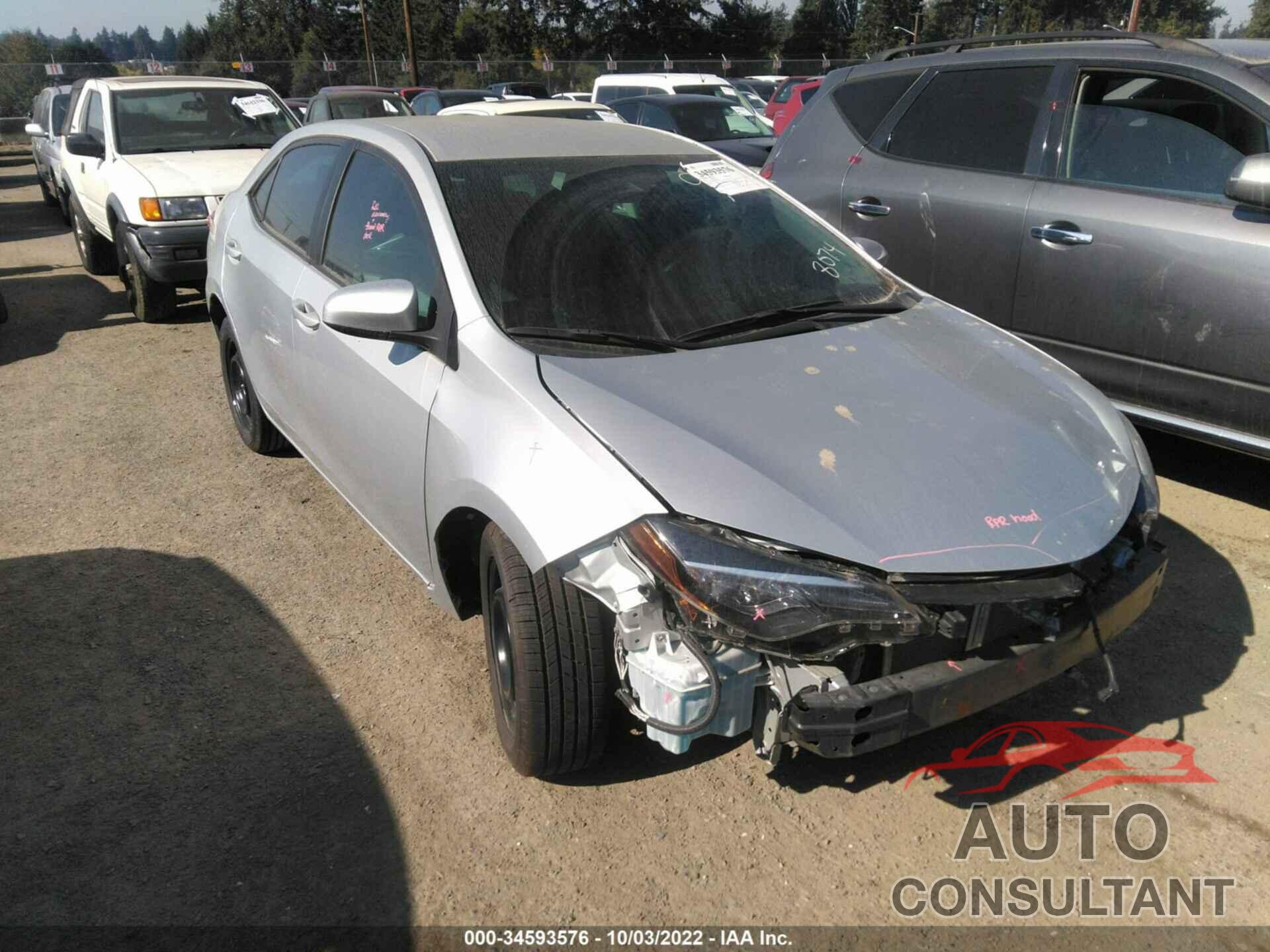 TOYOTA COROLLA 2018 - 2T1BURHE7JC038074