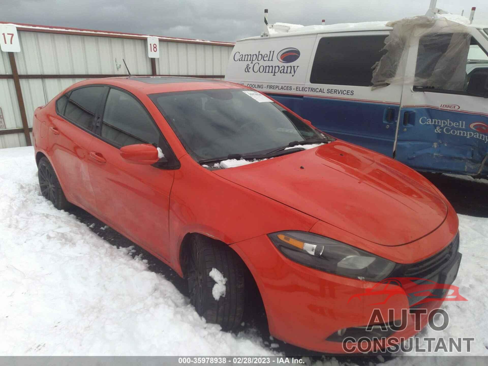 DODGE DART 2016 - 1C3CDFBB5GD750956