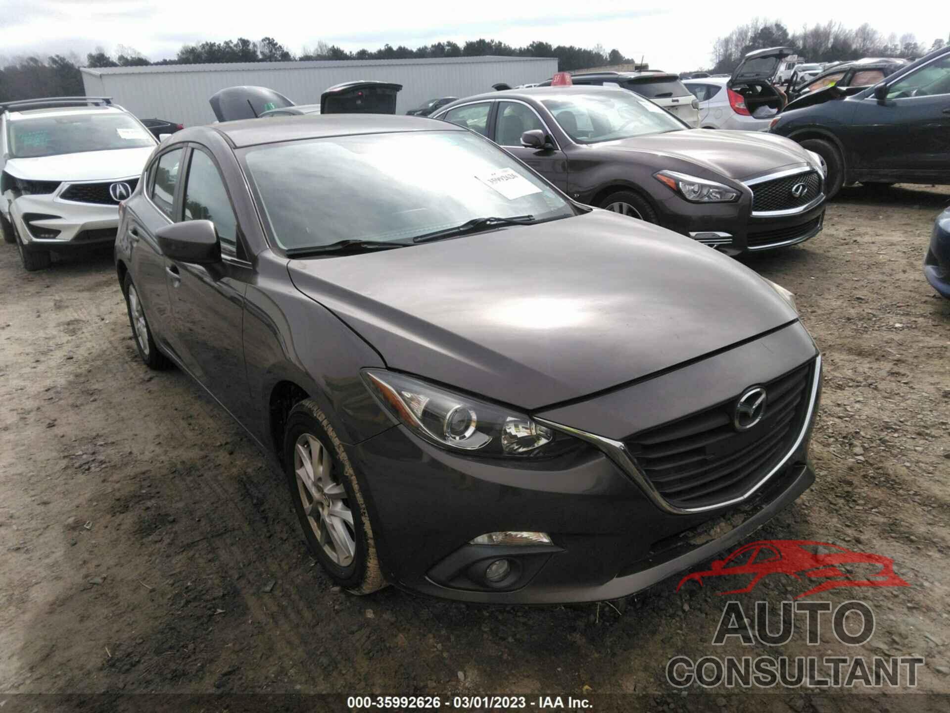 MAZDA MAZDA3 2015 - JM1BM1L74F1247990