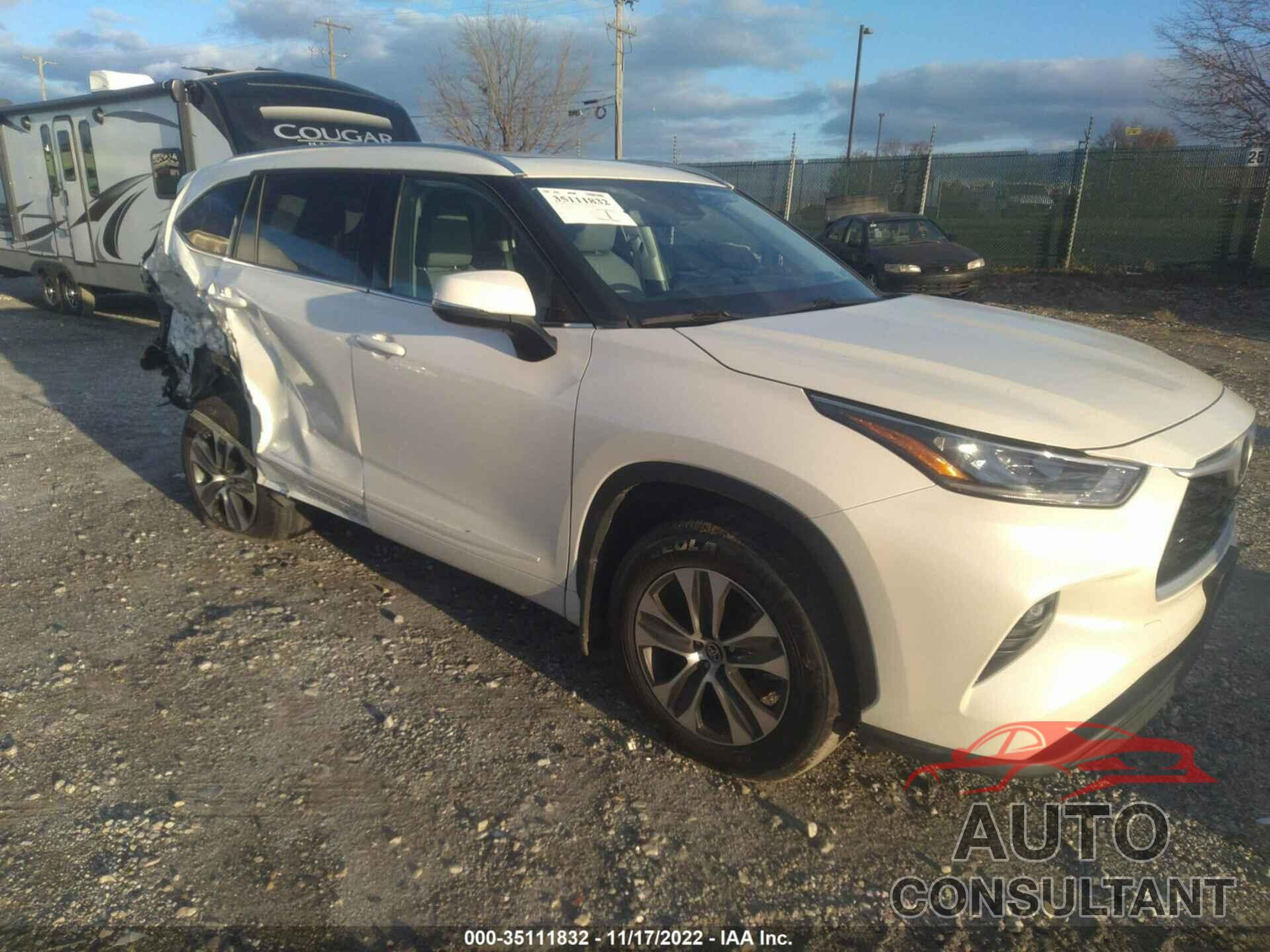 TOYOTA HIGHLANDER 2020 - 5TDHZRBH8LS501333
