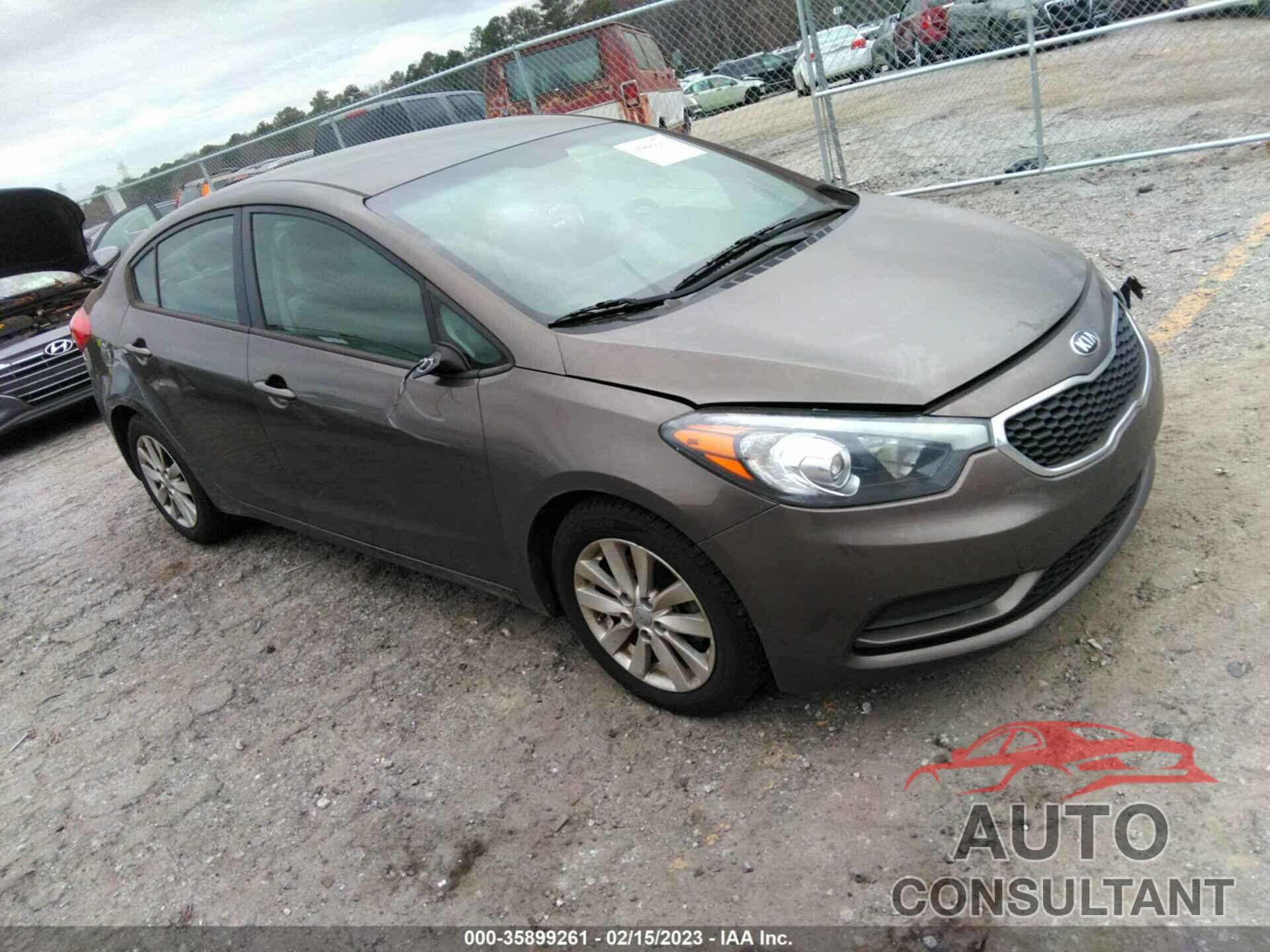 KIA FORTE 2015 - KNAFX4A65F5357330