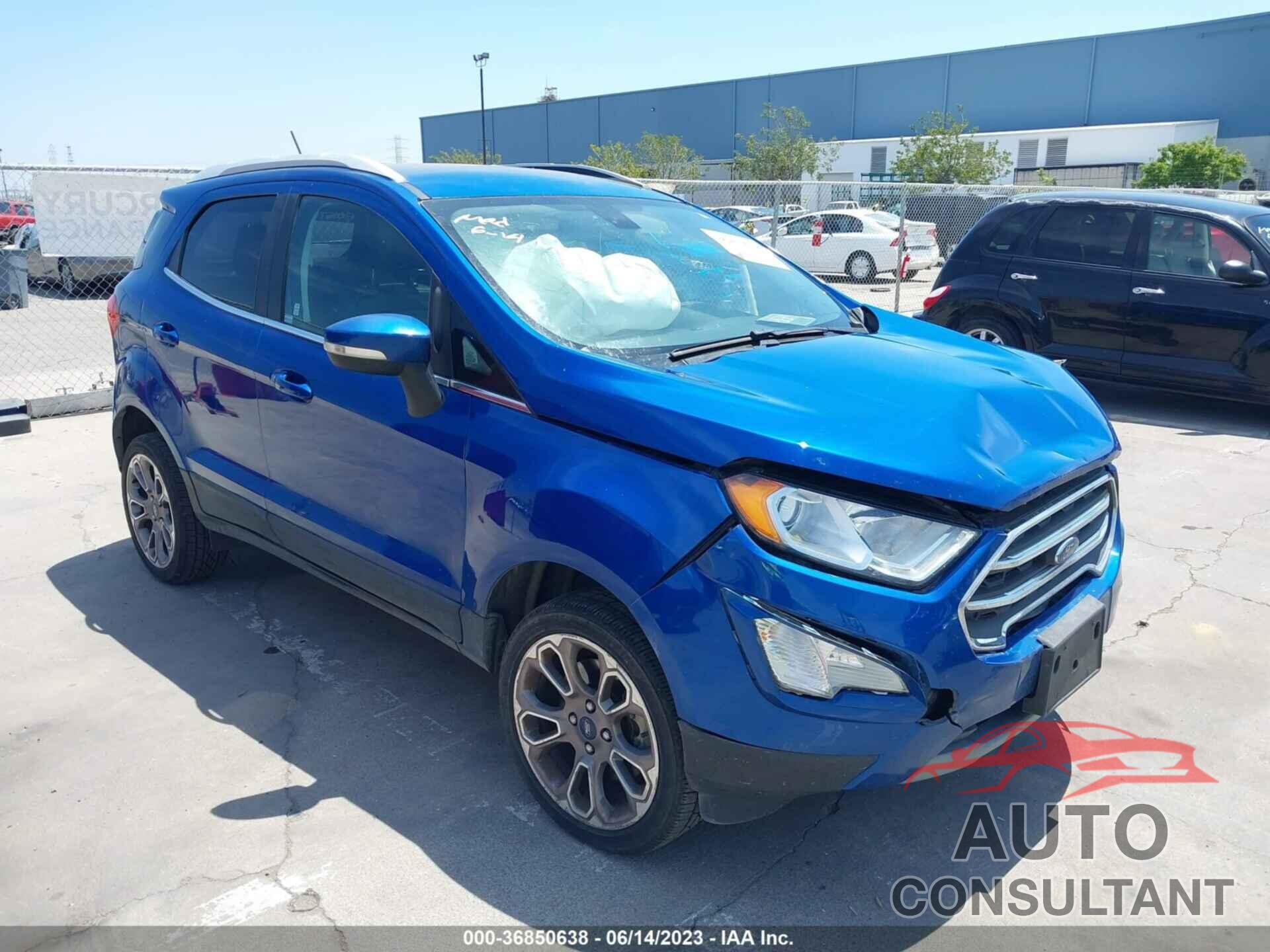 FORD ECOSPORT 2018 - MAJ6P1WL0JC178042