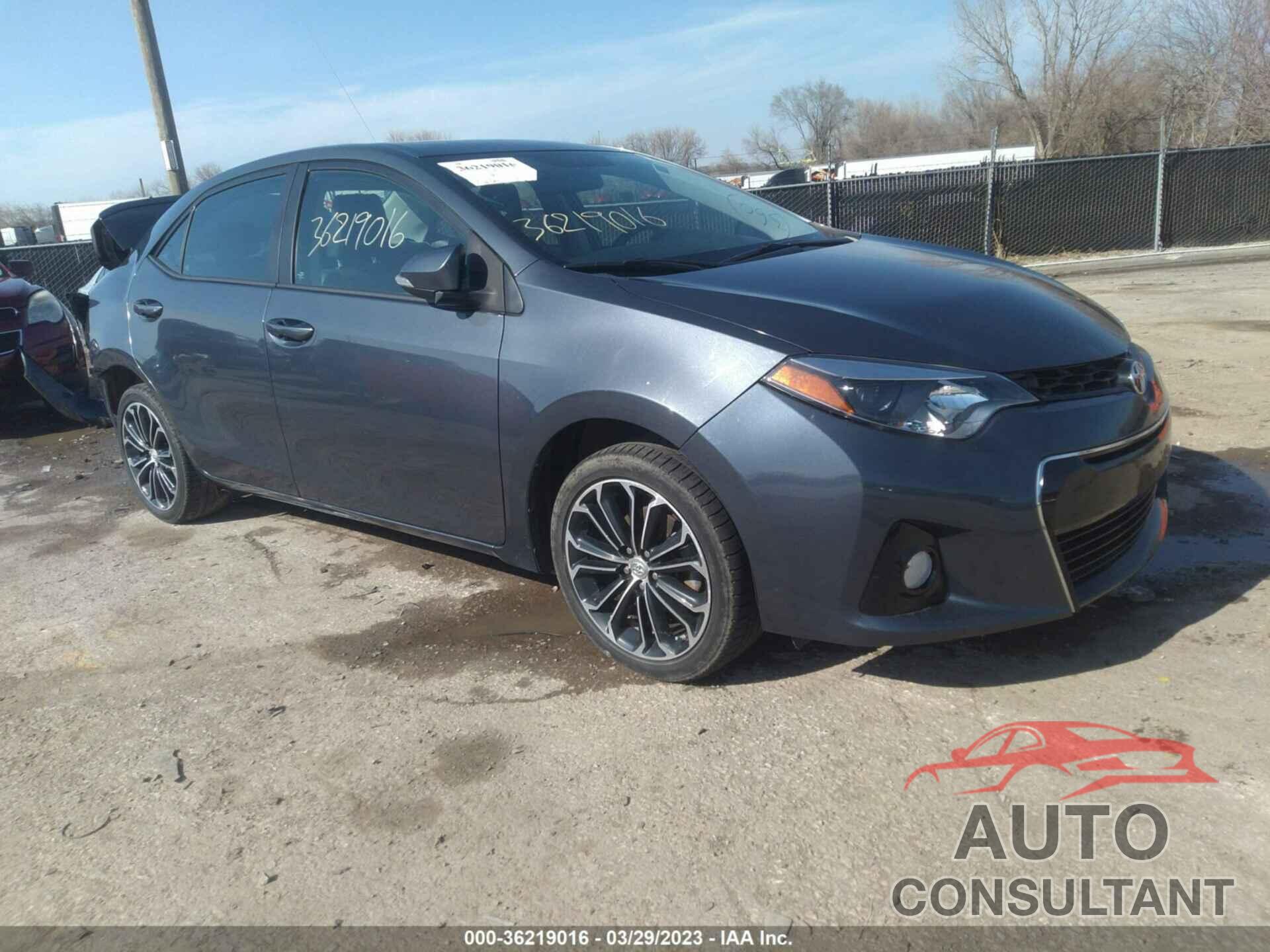 TOYOTA COROLLA 2016 - 5YFBURHE6GP544164