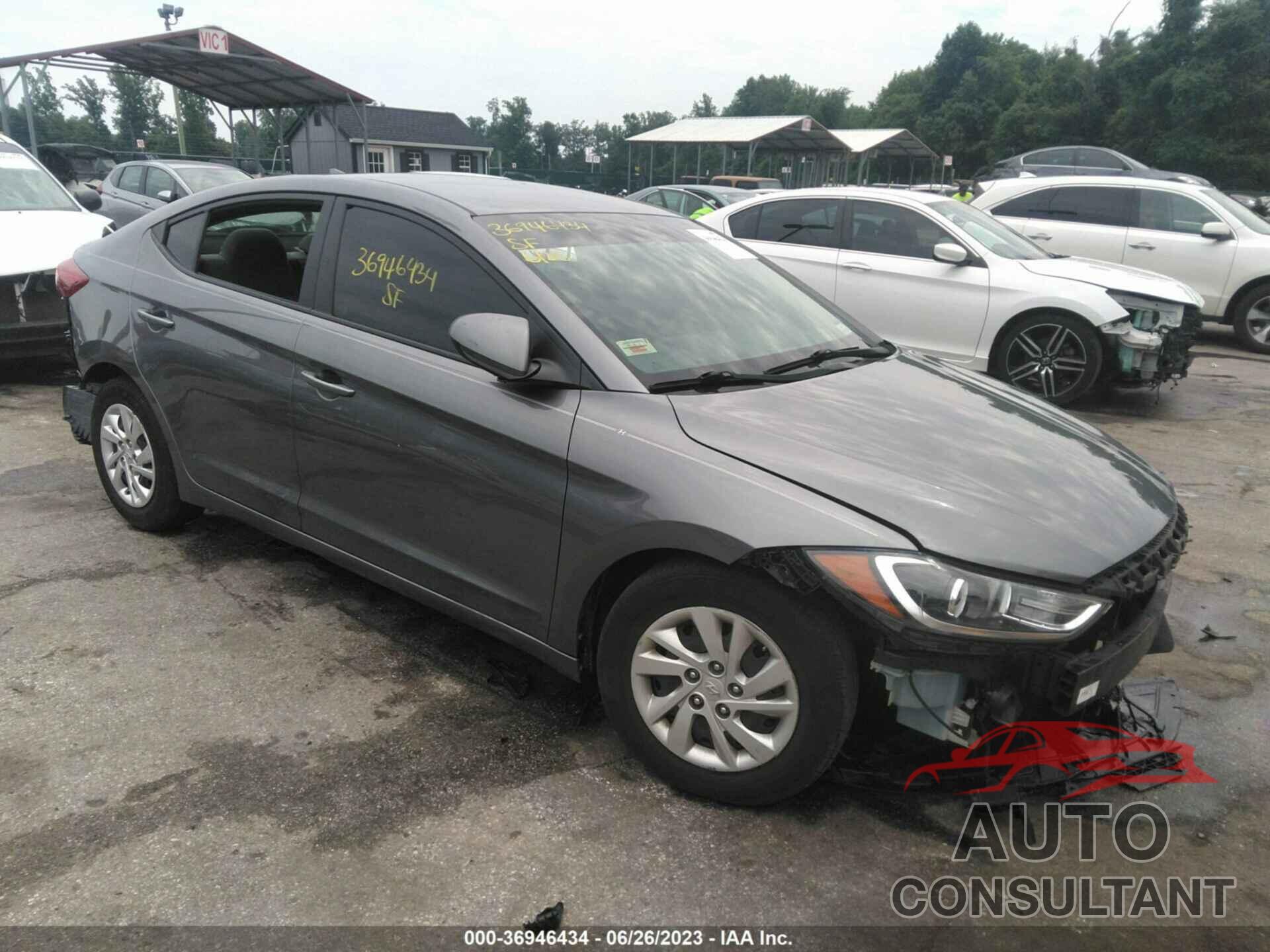 HYUNDAI ELANTRA 2018 - 5NPD74LF0JH377016