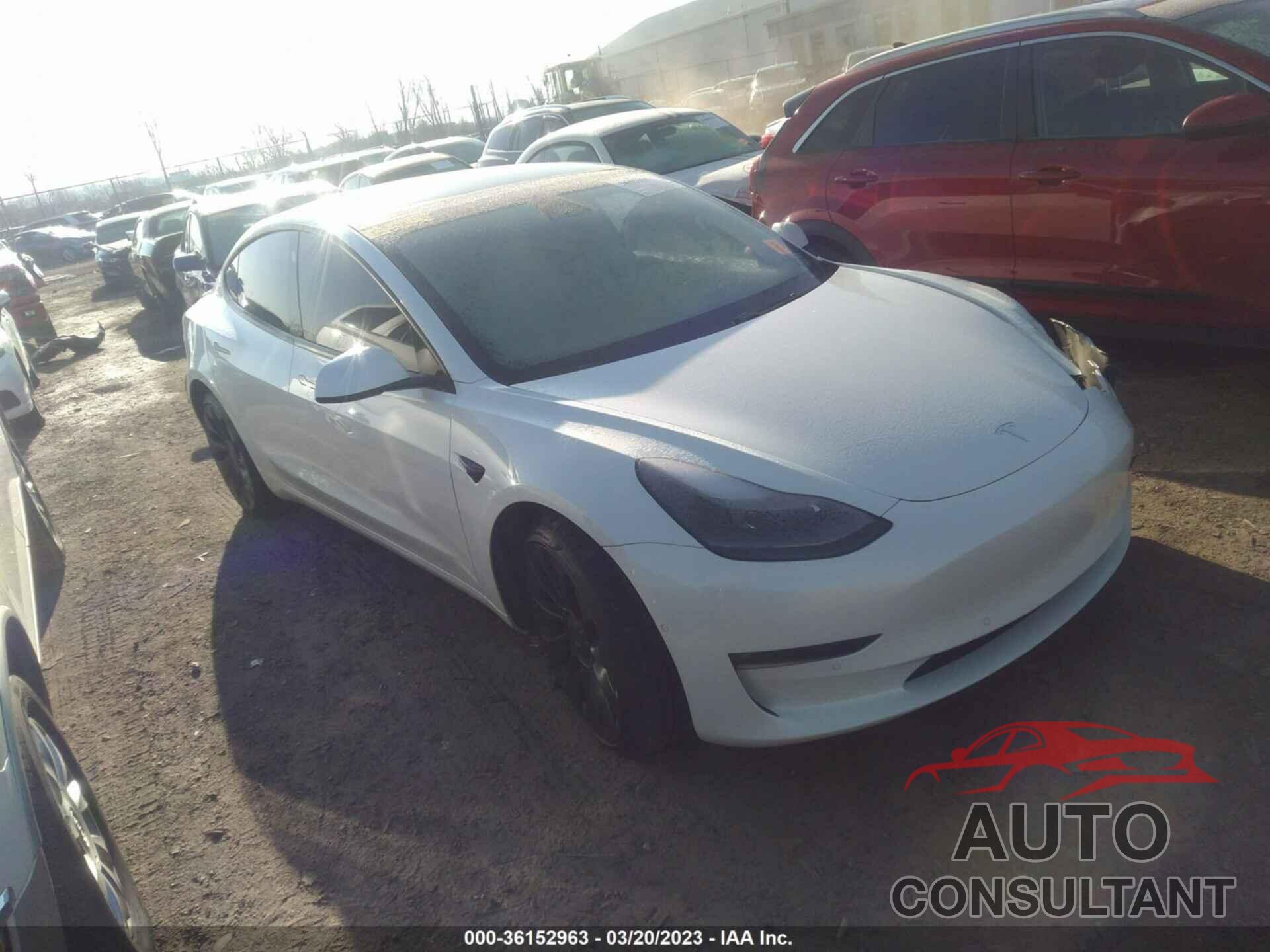 TESLA MODEL 3 2021 - 5YJ3E1ECXMF870112