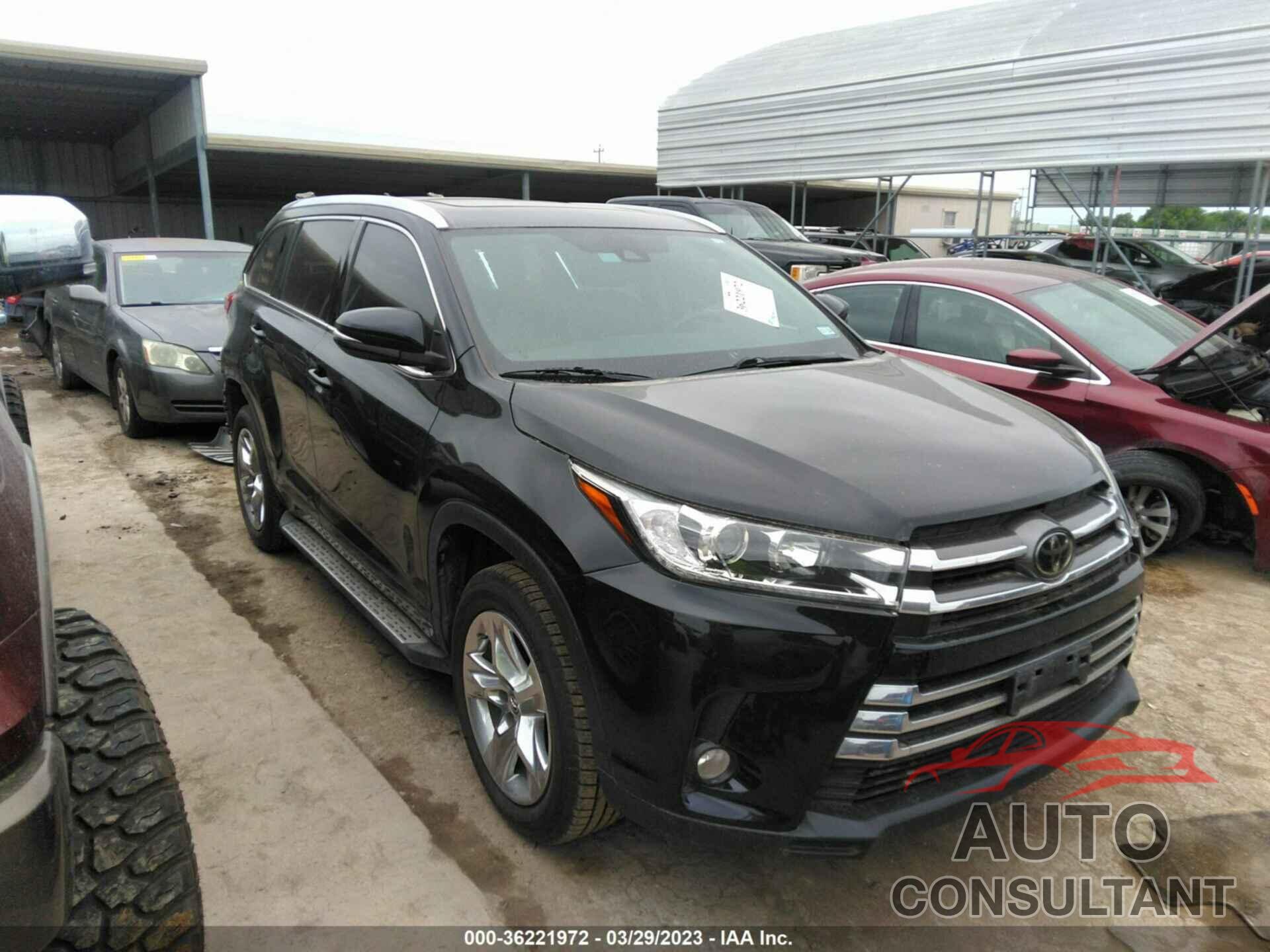 TOYOTA HIGHLANDER 2018 - 5TDYZRFH3JS276827