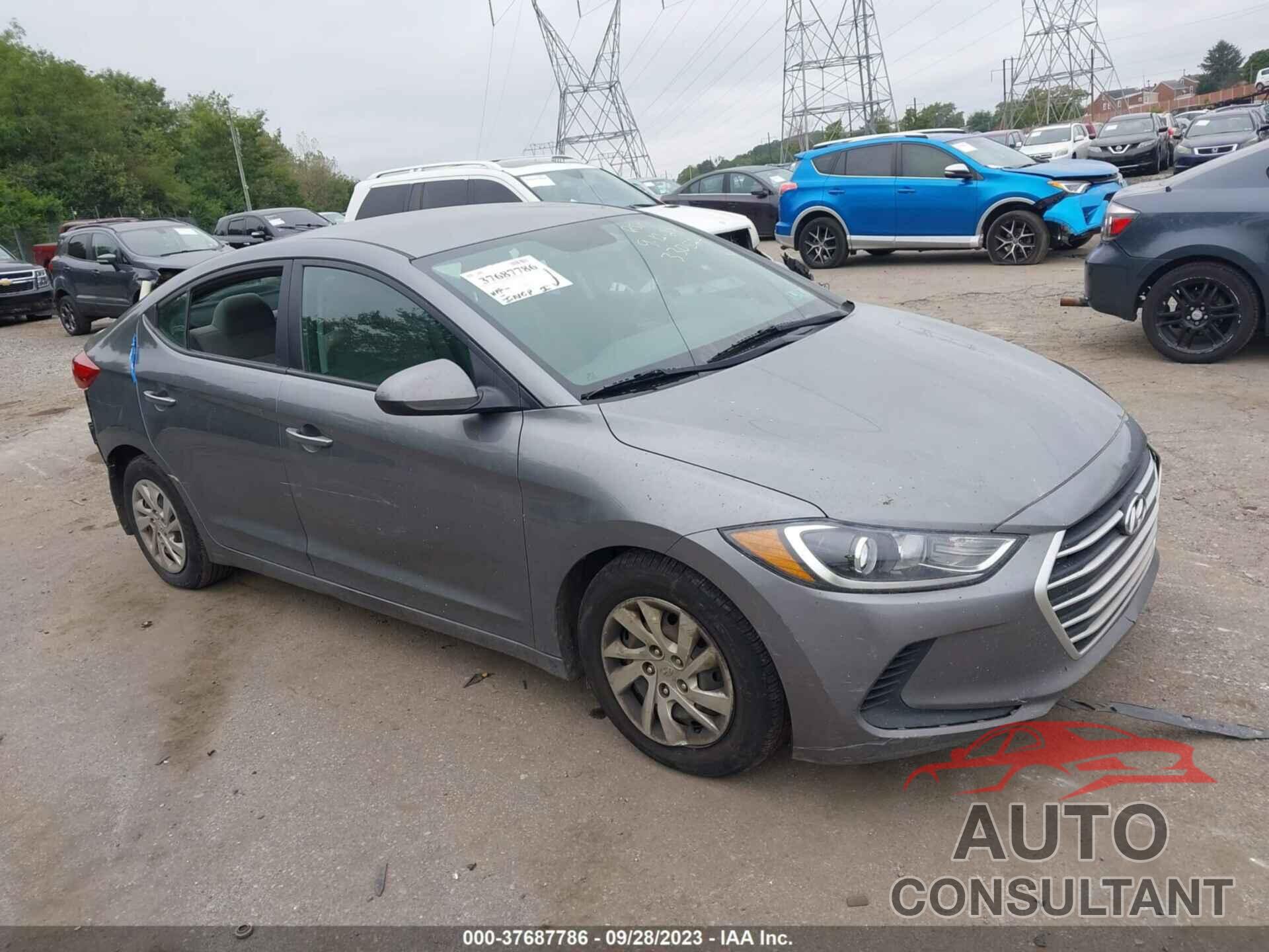 HYUNDAI ELANTRA 2018 - 5NPD74LF4JH330524