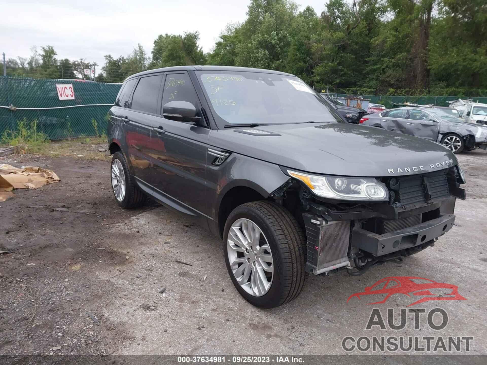 LAND ROVER RANGE ROVER SPORT 2017 - SALWR2FV6HA161921