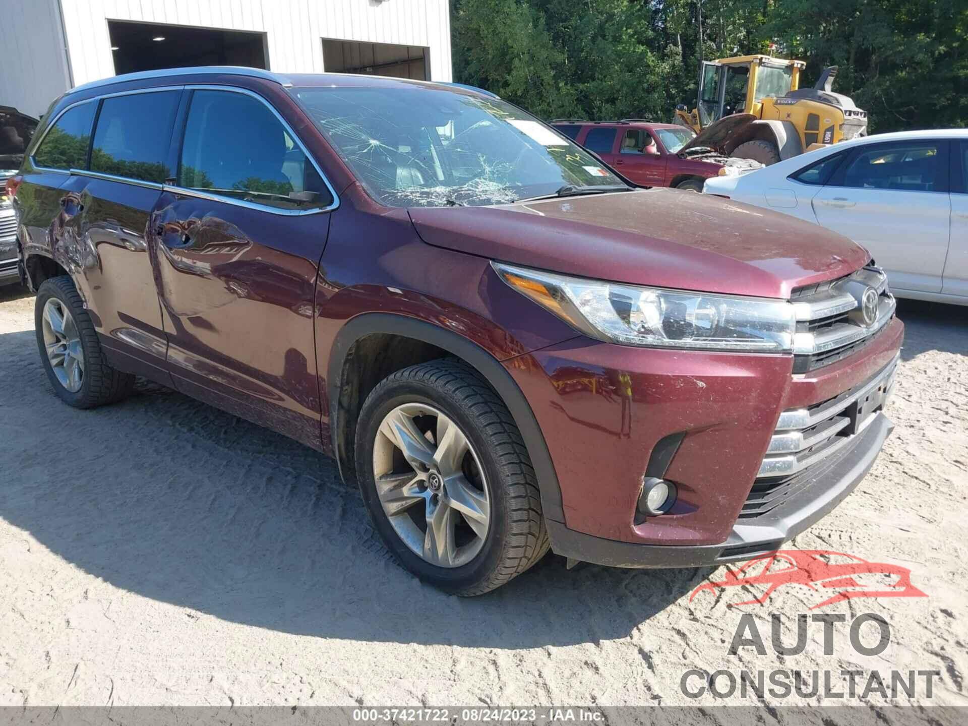 TOYOTA HIGHLANDER 2017 - 5TDDZRFH2HS382162