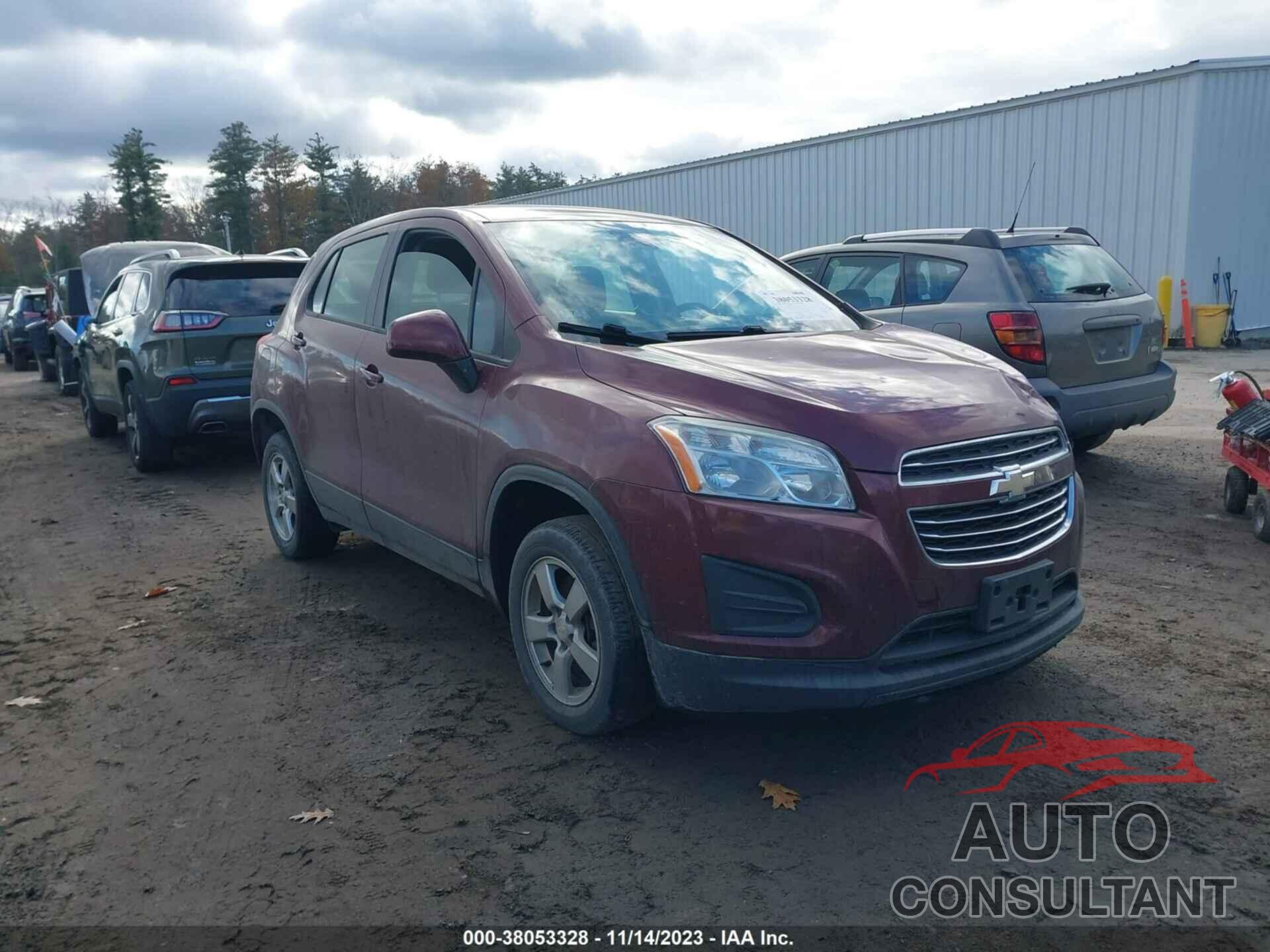 CHEVROLET TRAX 2016 - 3GNCJNSB9GL138758