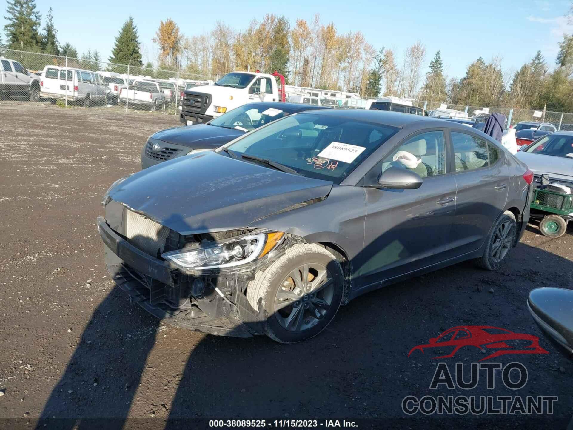 HYUNDAI ELANTRA 2018 - 5NPD84LF8JH278330