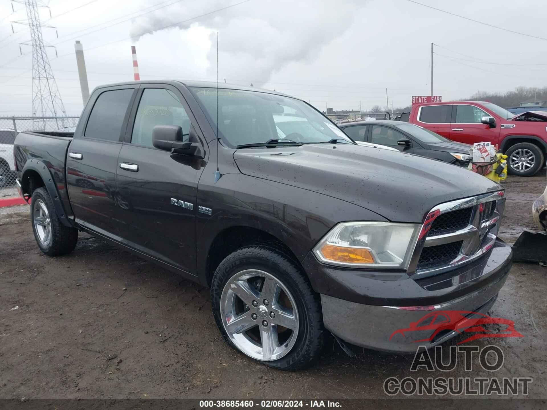 DODGE RAM 1500 2010 - 1D7RV1CT5AS263326