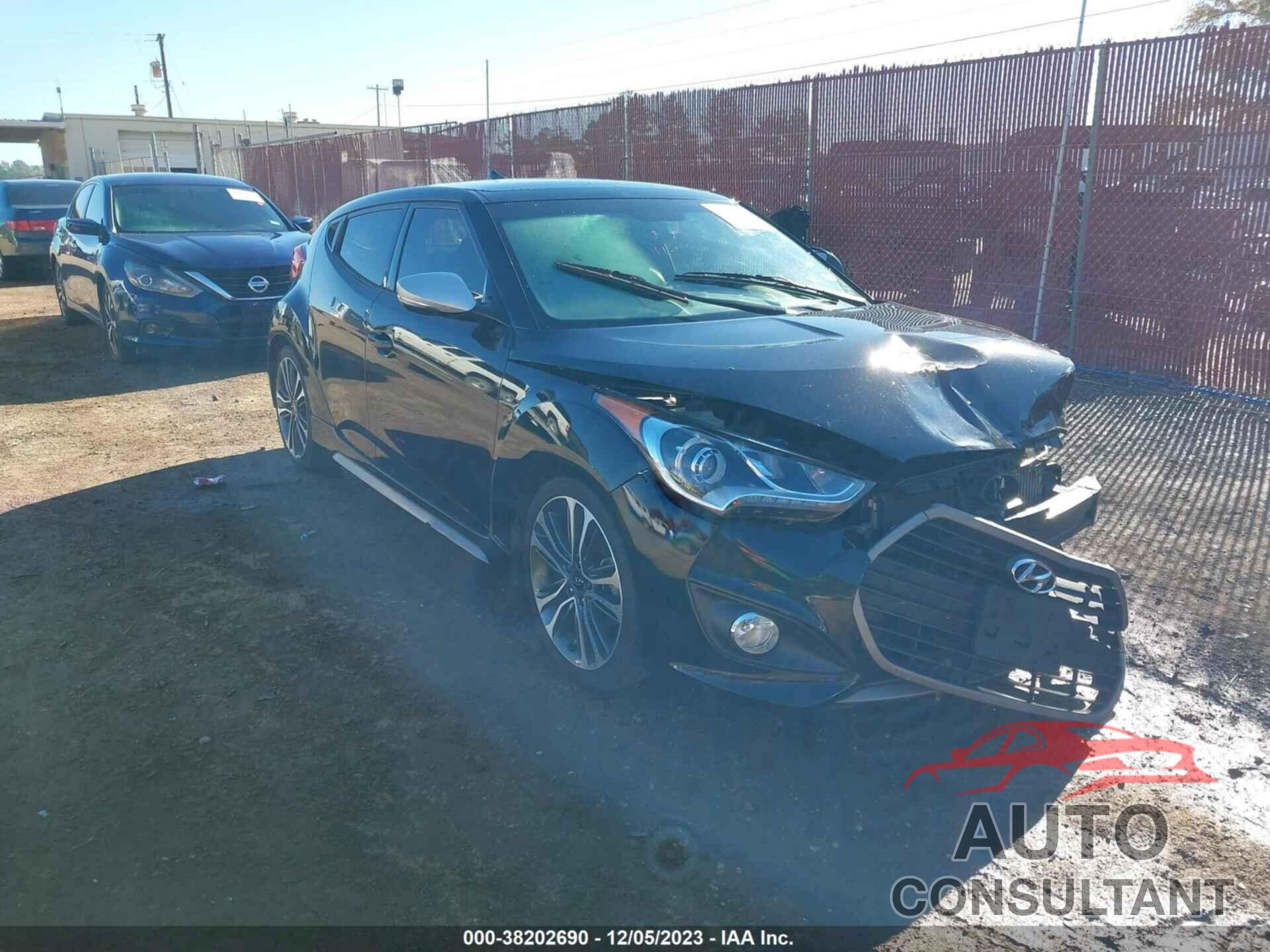 HYUNDAI VELOSTER 2016 - KMHTC6AE6GU275940