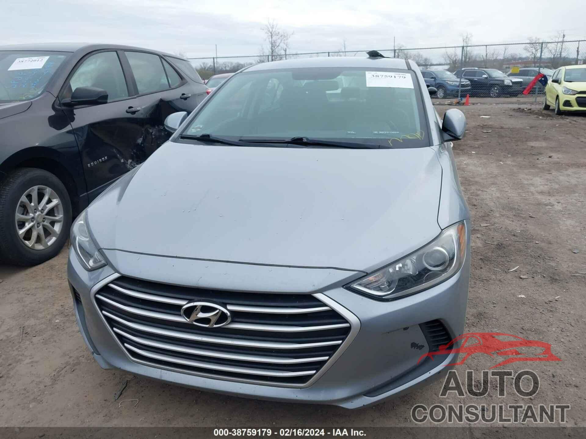 HYUNDAI ELANTRA 2017 - 5NPD84LF6HH130980