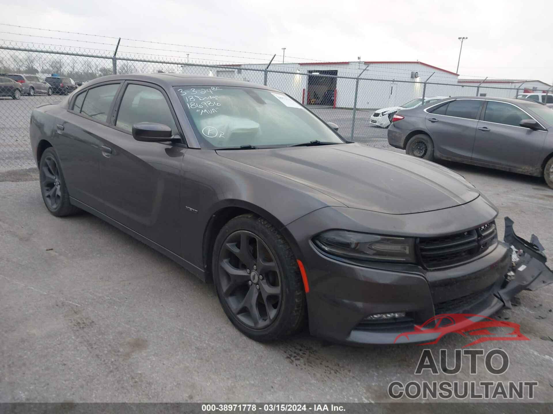 DODGE CHARGER 2018 - 2C3CDXCTXJH186986
