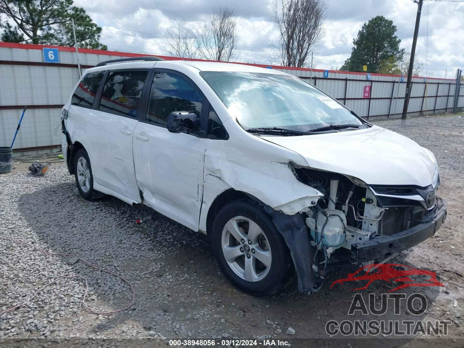 TOYOTA SIENNA 2020 - 5TDKZ3DC2LS055541