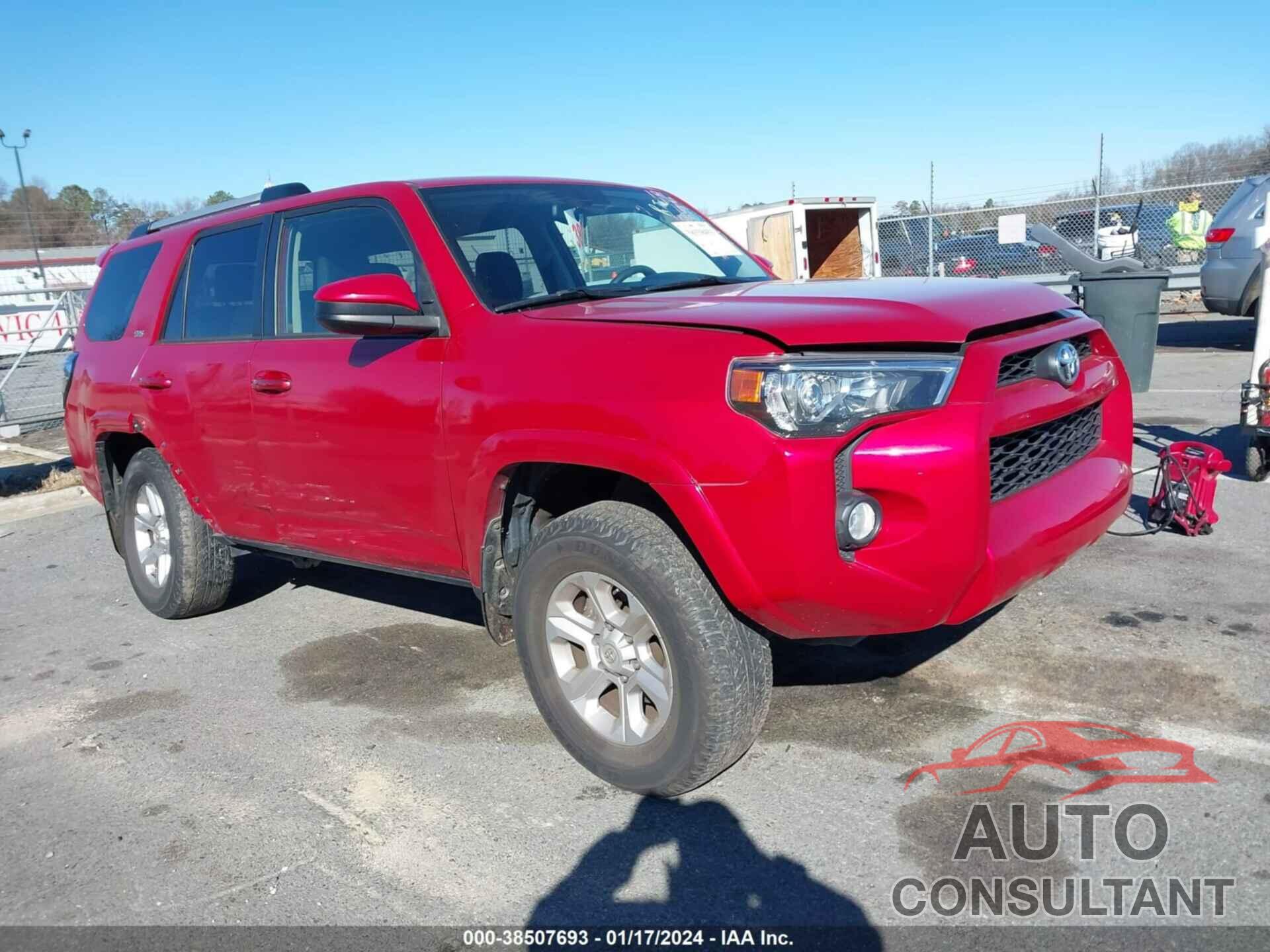 TOYOTA 4RUNNER 2019 - JTEBU5JR4K5701312