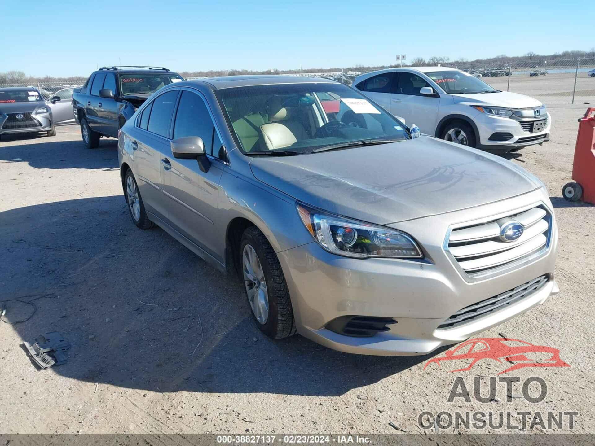 SUBARU LEGACY 2016 - 4S3BNBD60G3010458