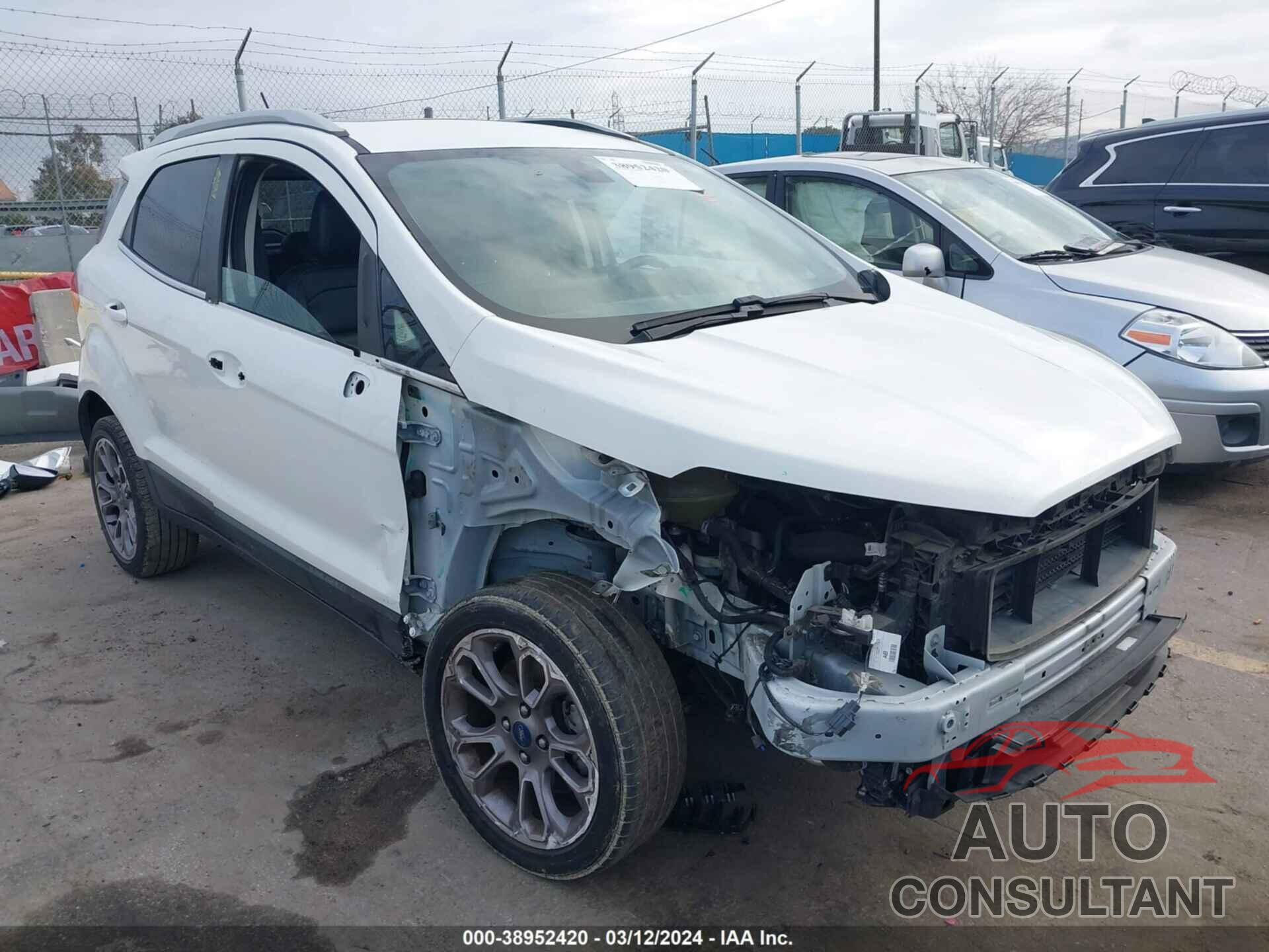 FORD ECOSPORT 2018 - MAJ3P1VE0JC212423