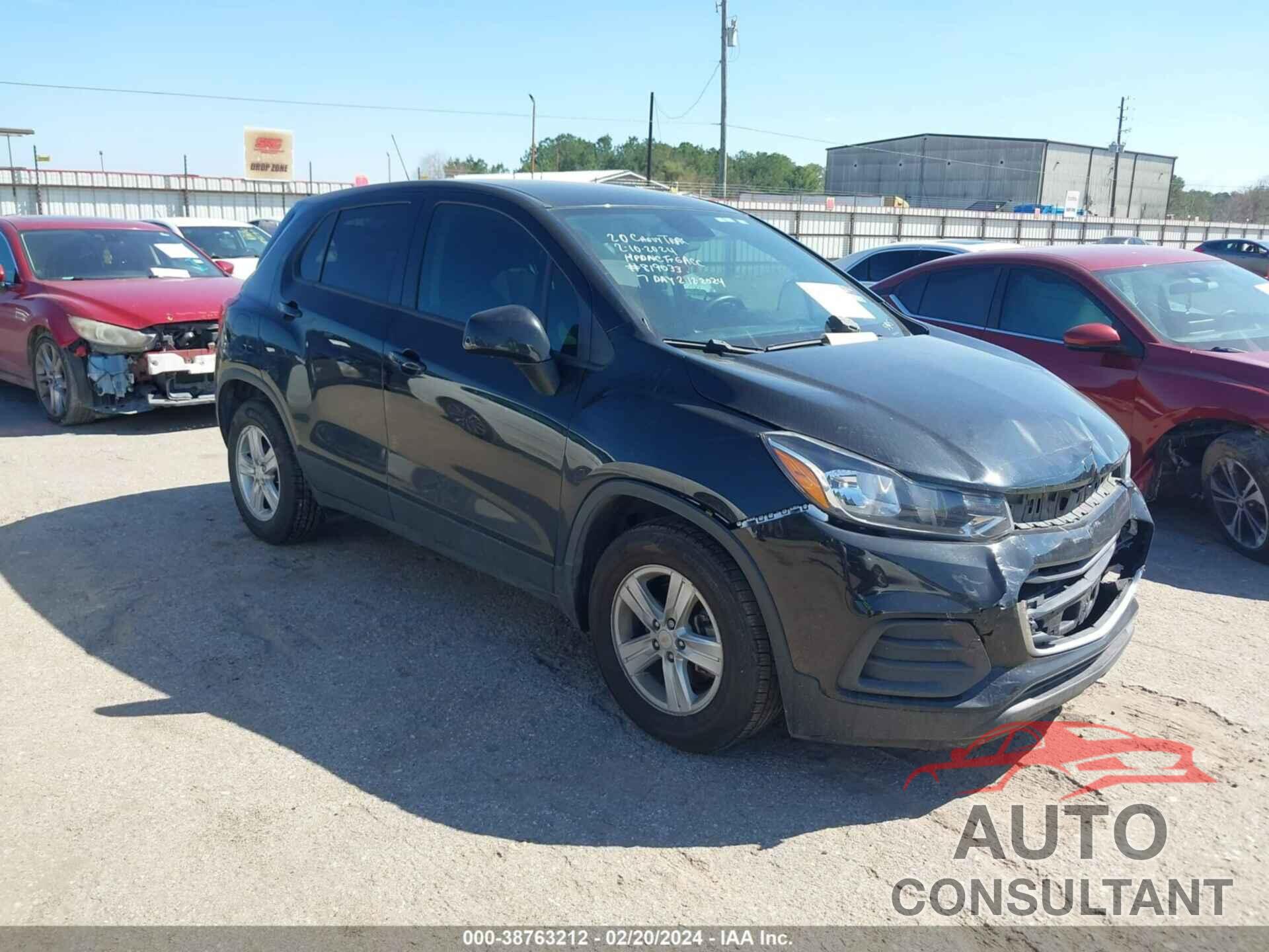 CHEVROLET TRAX 2020 - KL7CJKSB2LB325405