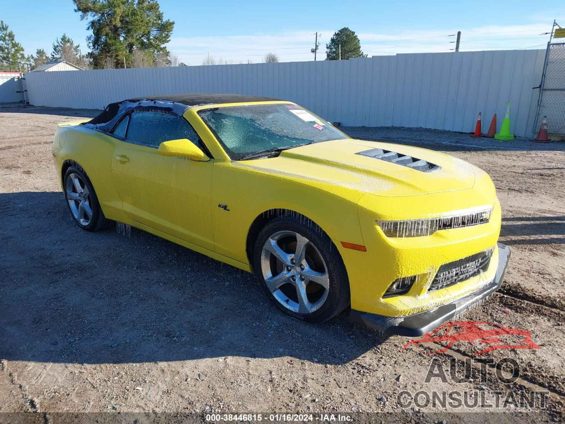 CHEVROLET CAMARO 2015 - 2G1FK3DJ6F9167124