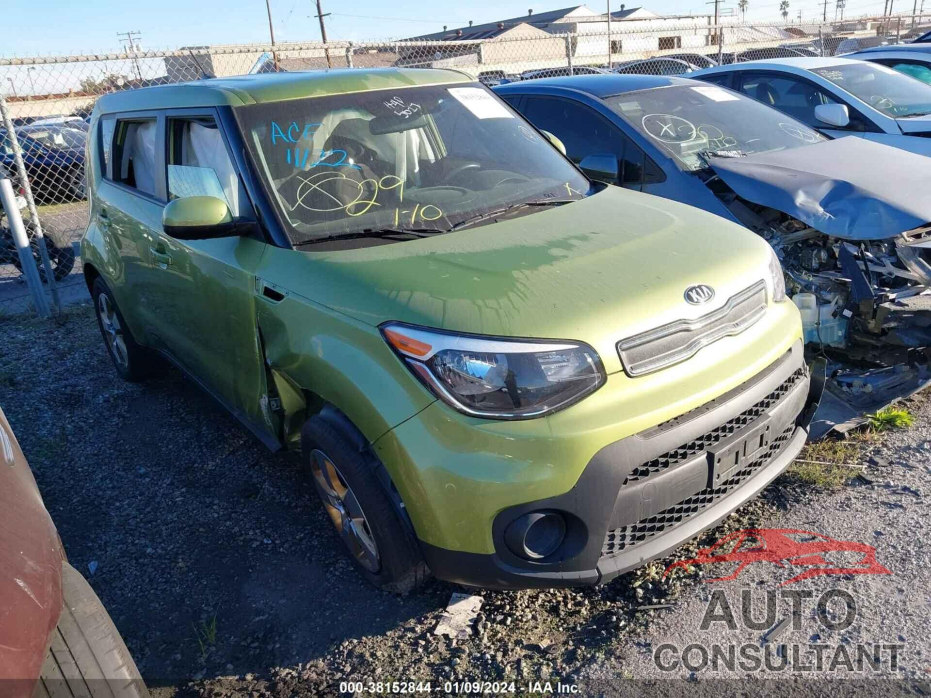 KIA SOUL 2019 - KNDJN2A24K7920743