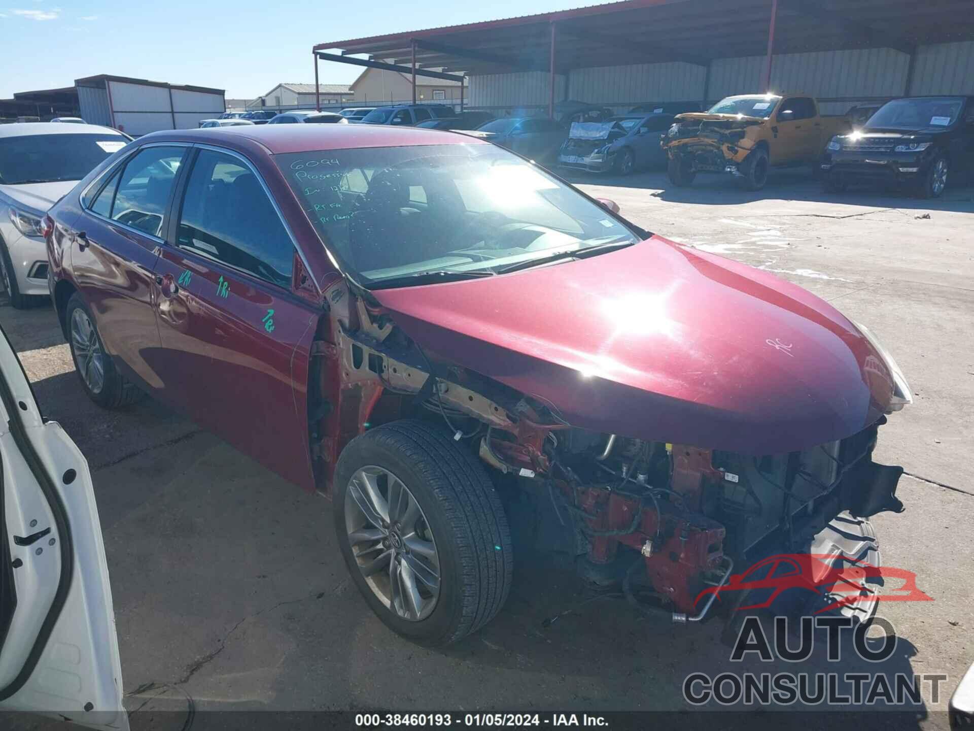 TOYOTA CAMRY 2017 - 4T1BF1FK5HU702207
