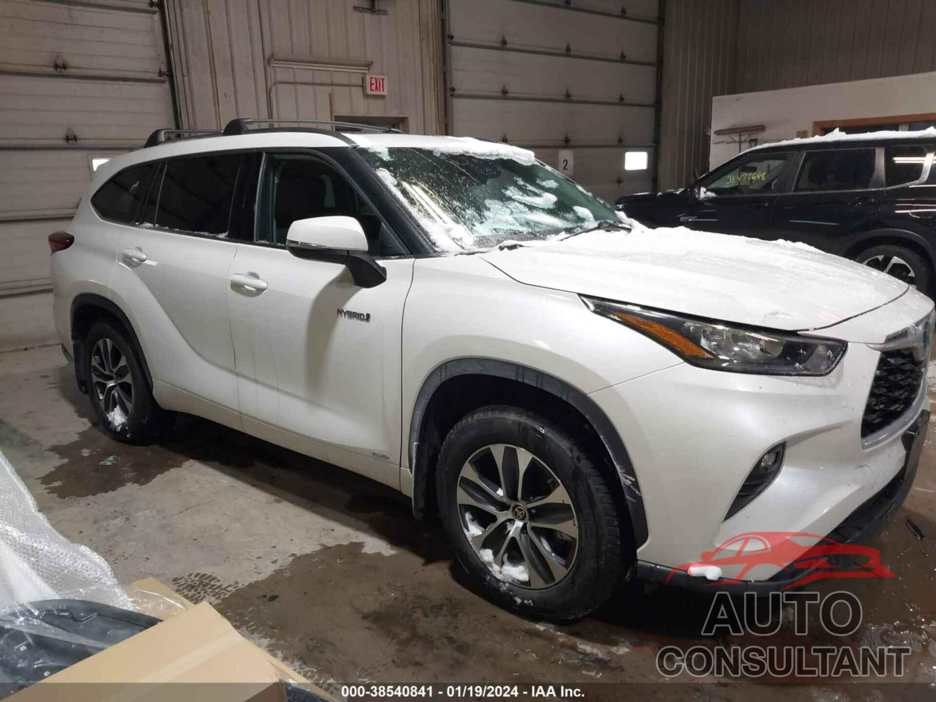 TOYOTA HIGHLANDER 2020 - 5TDGBRCH8LS510872