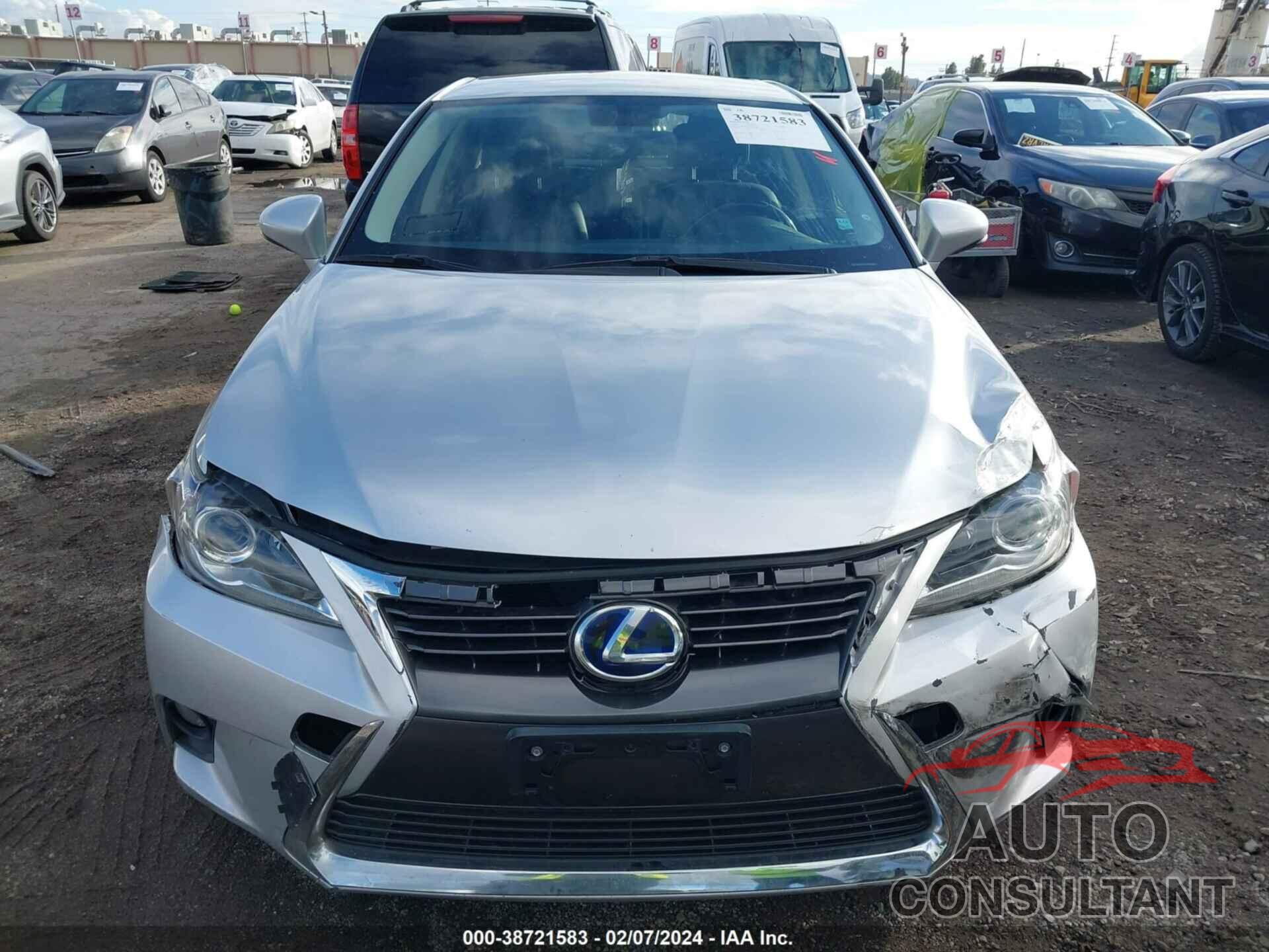 LEXUS CT 200H 2016 - JTHKD5BH6G2250904